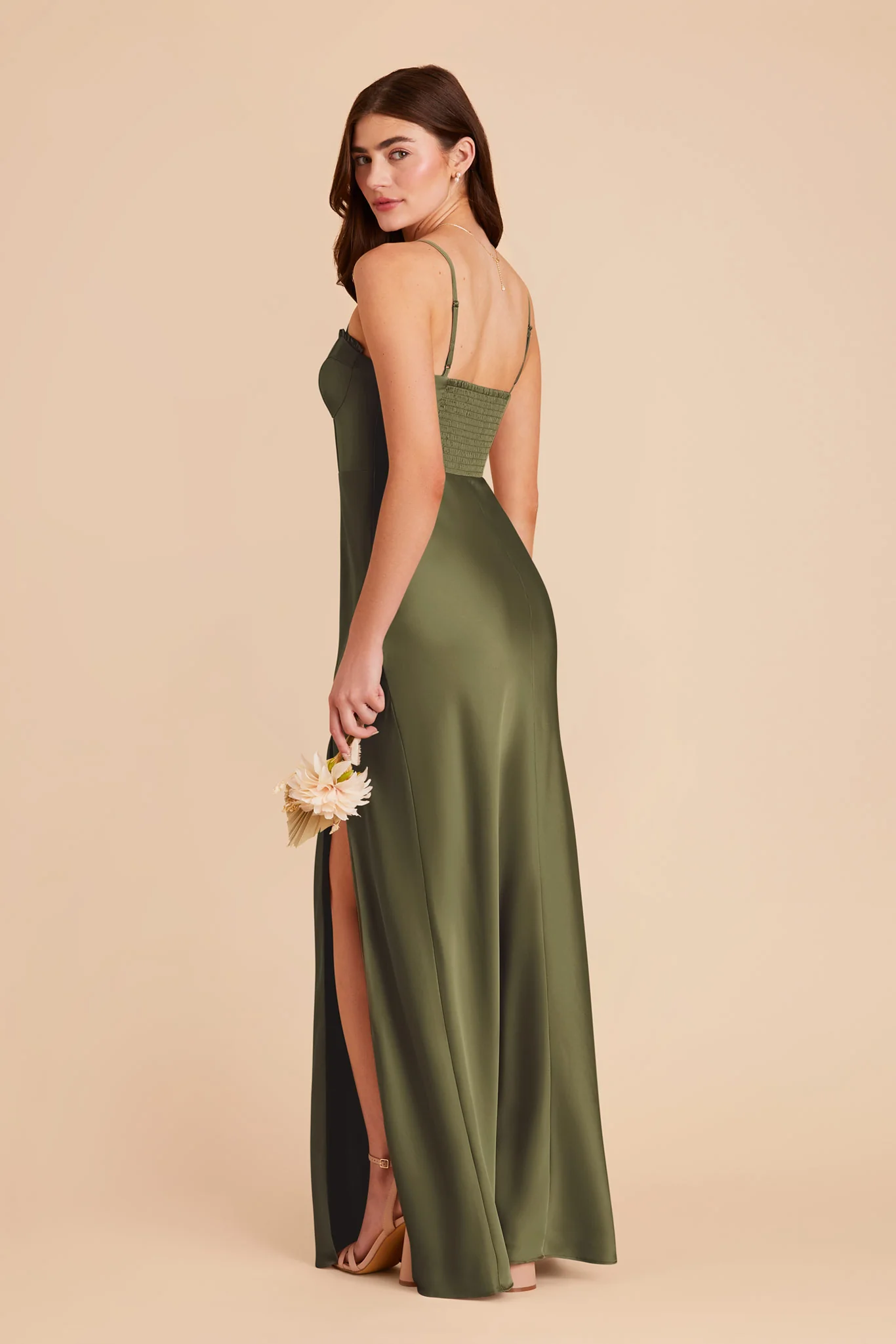 Jessica Matte Satin Dress - Martini - Image 5