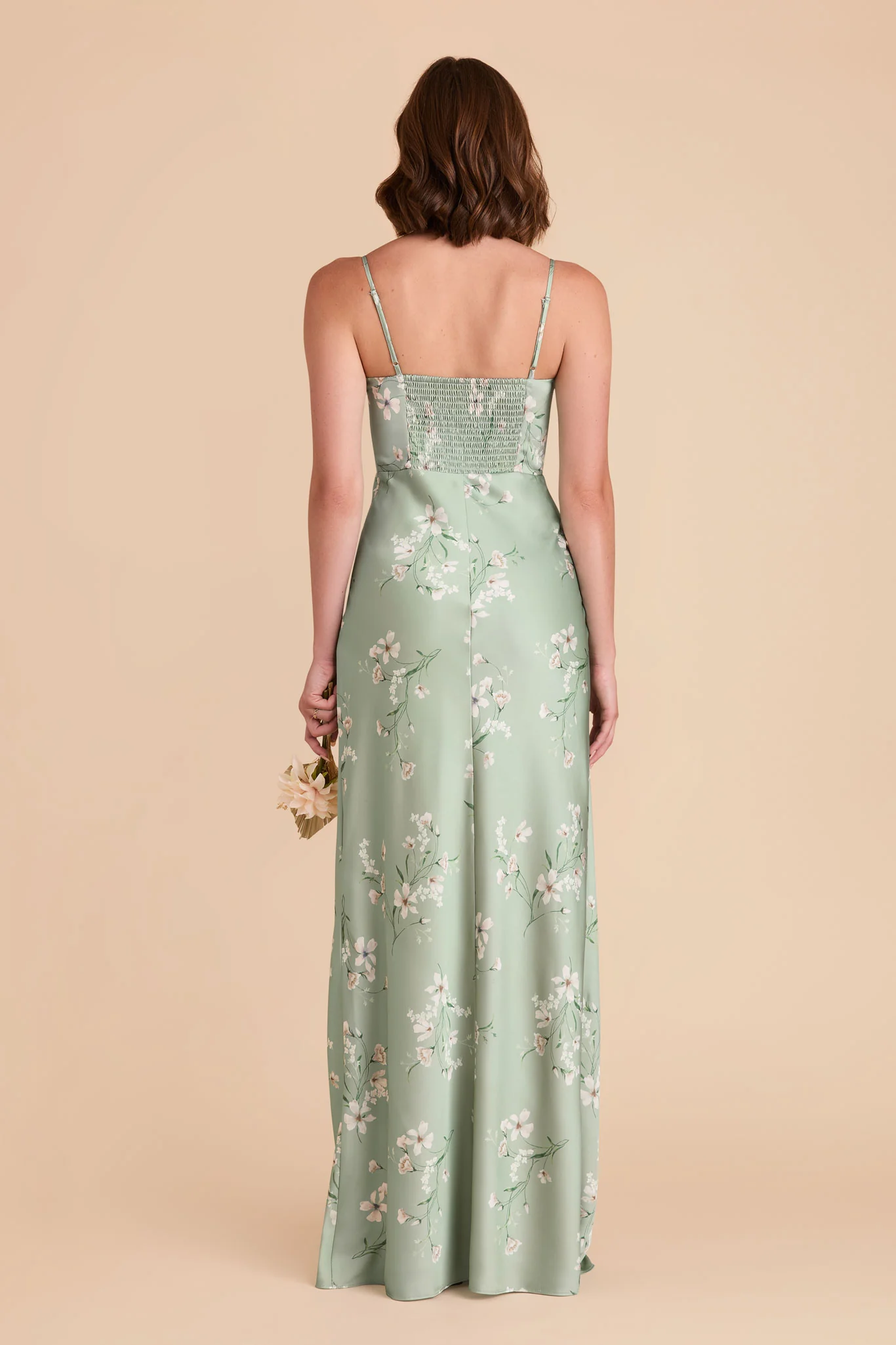 Jessica Matte Satin Dress - Sage Le Fleur - Image 4