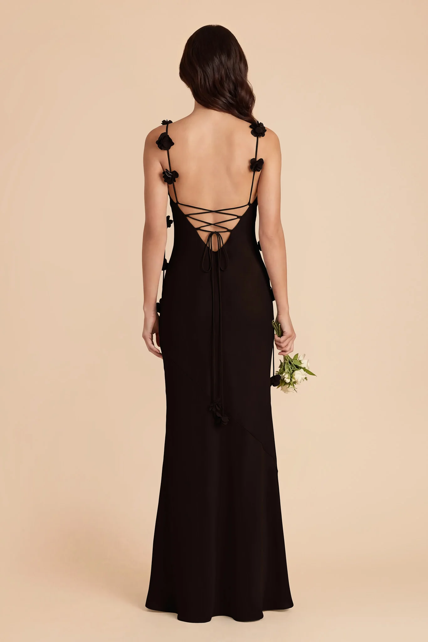 Jessie Chiffon Dress - Black - Image 4