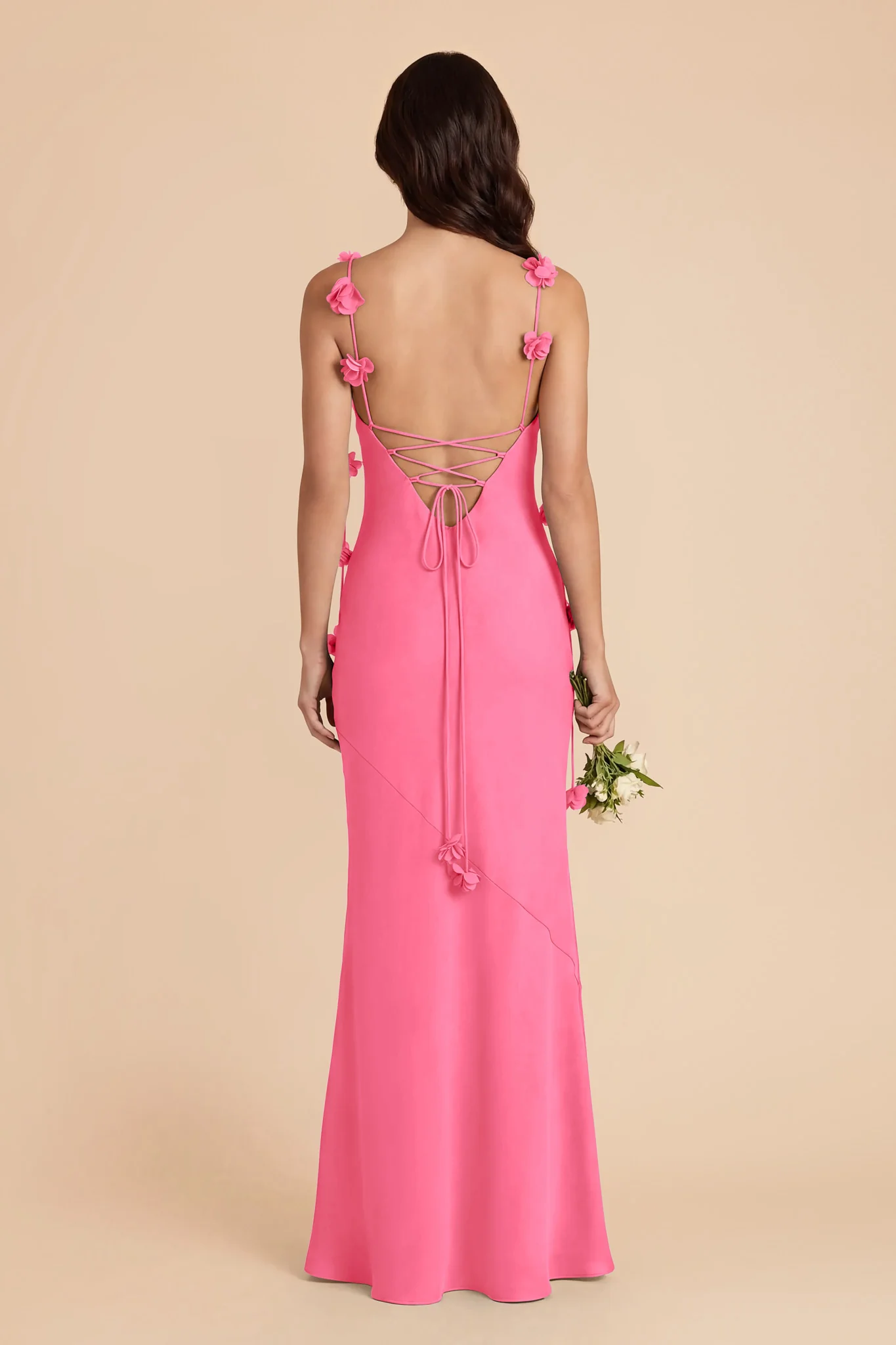 Jessie Chiffon Dress - Bon Bon Pink - Image 4