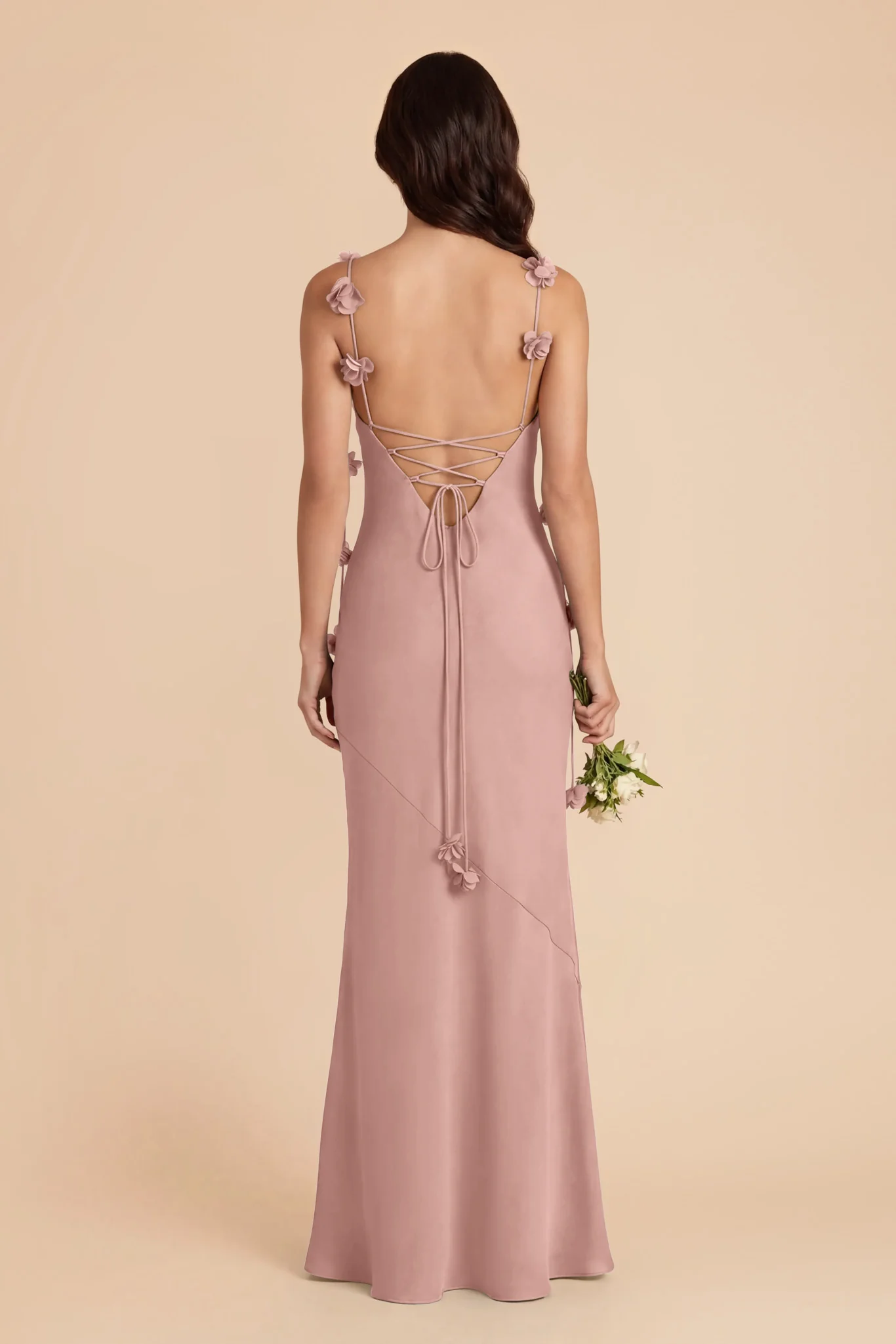 Jessie Chiffon Dress - English Rose - Image 4