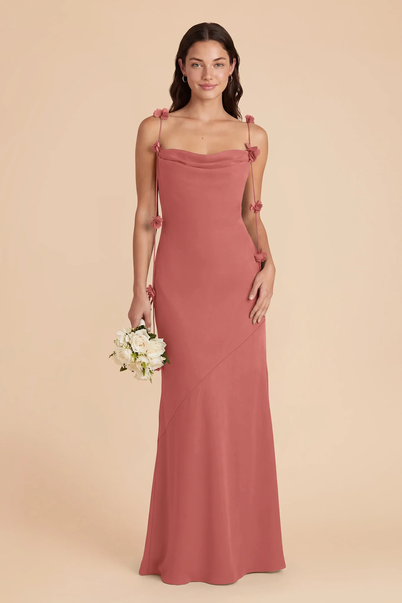 Jessie Chiffon Dress - Wild Rose - Image 2