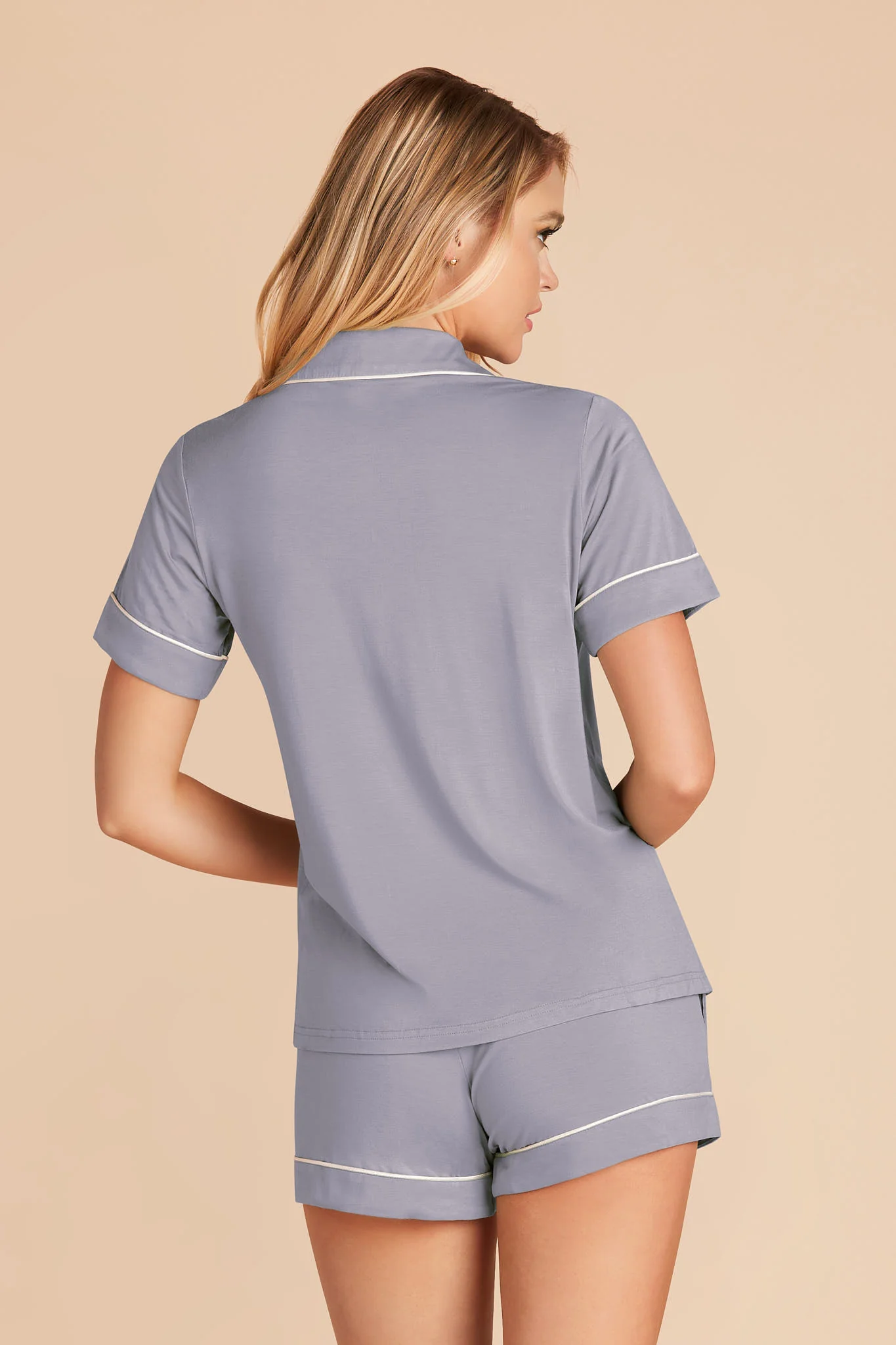 Jonny Bamboo Pajama Set - Dusty Lilac - Image 6