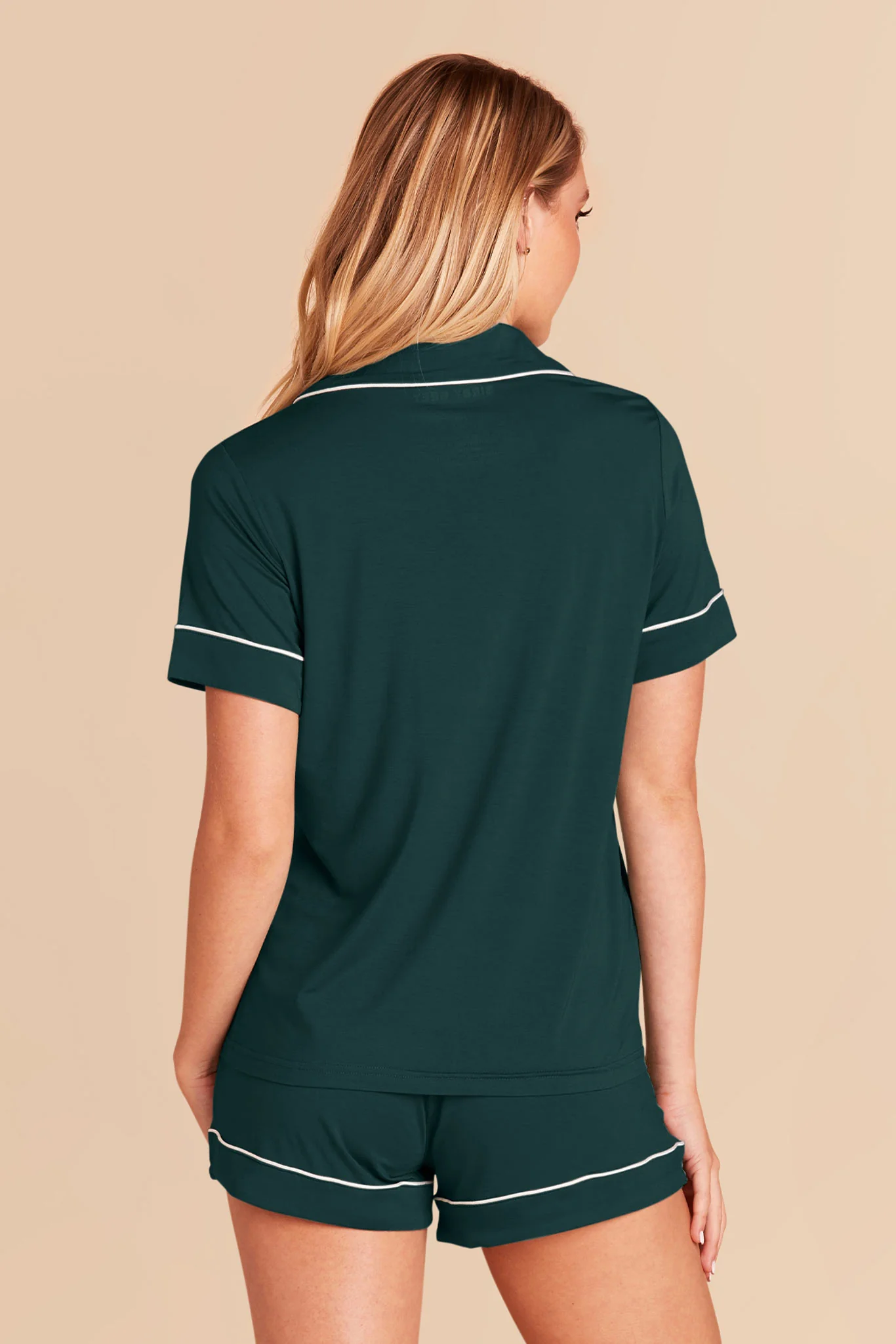 Jonny Bamboo Pajama Set - Emerald - Image 7