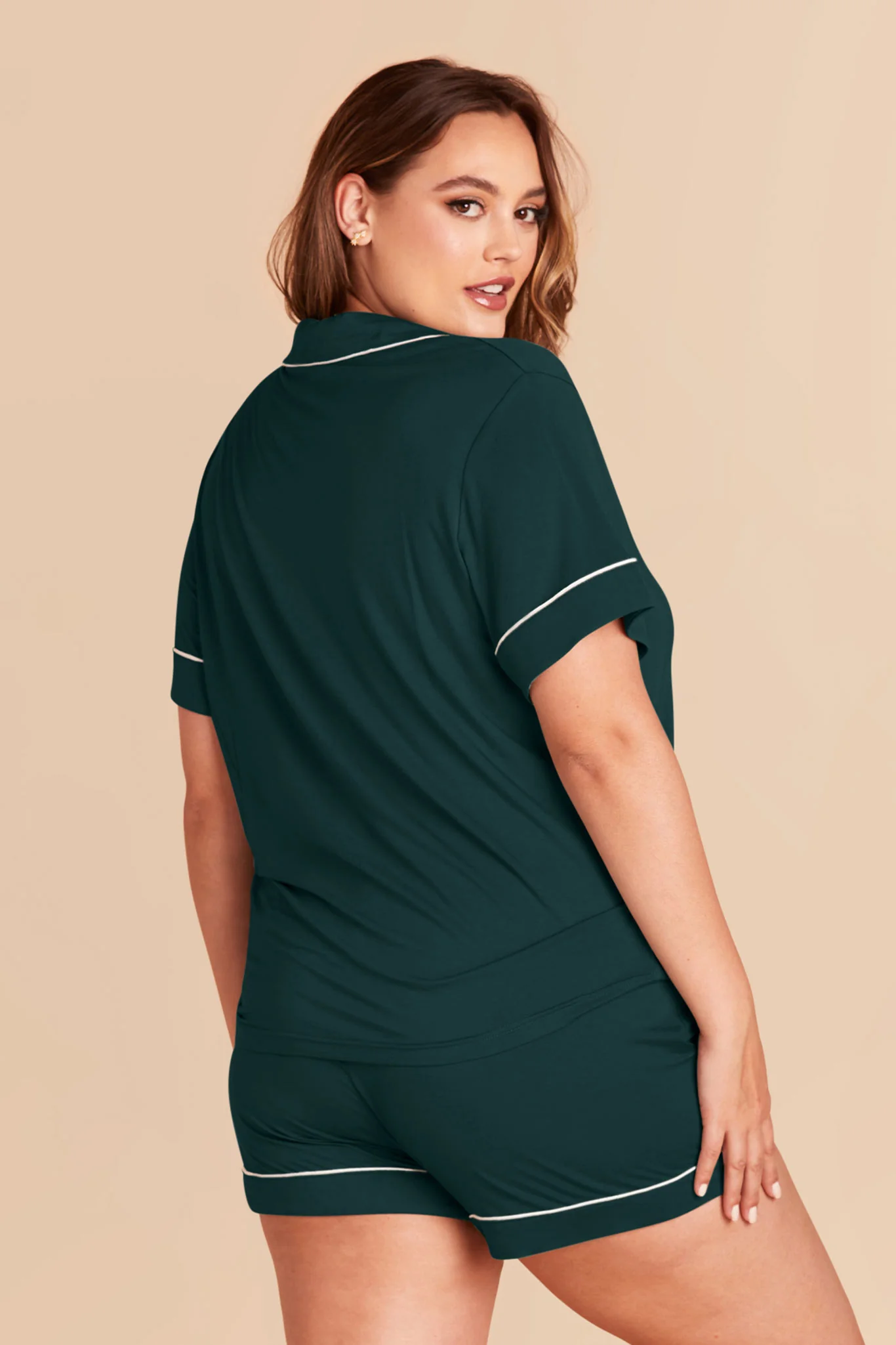 Jonny Bamboo Pajama Set - Emerald - Image 9