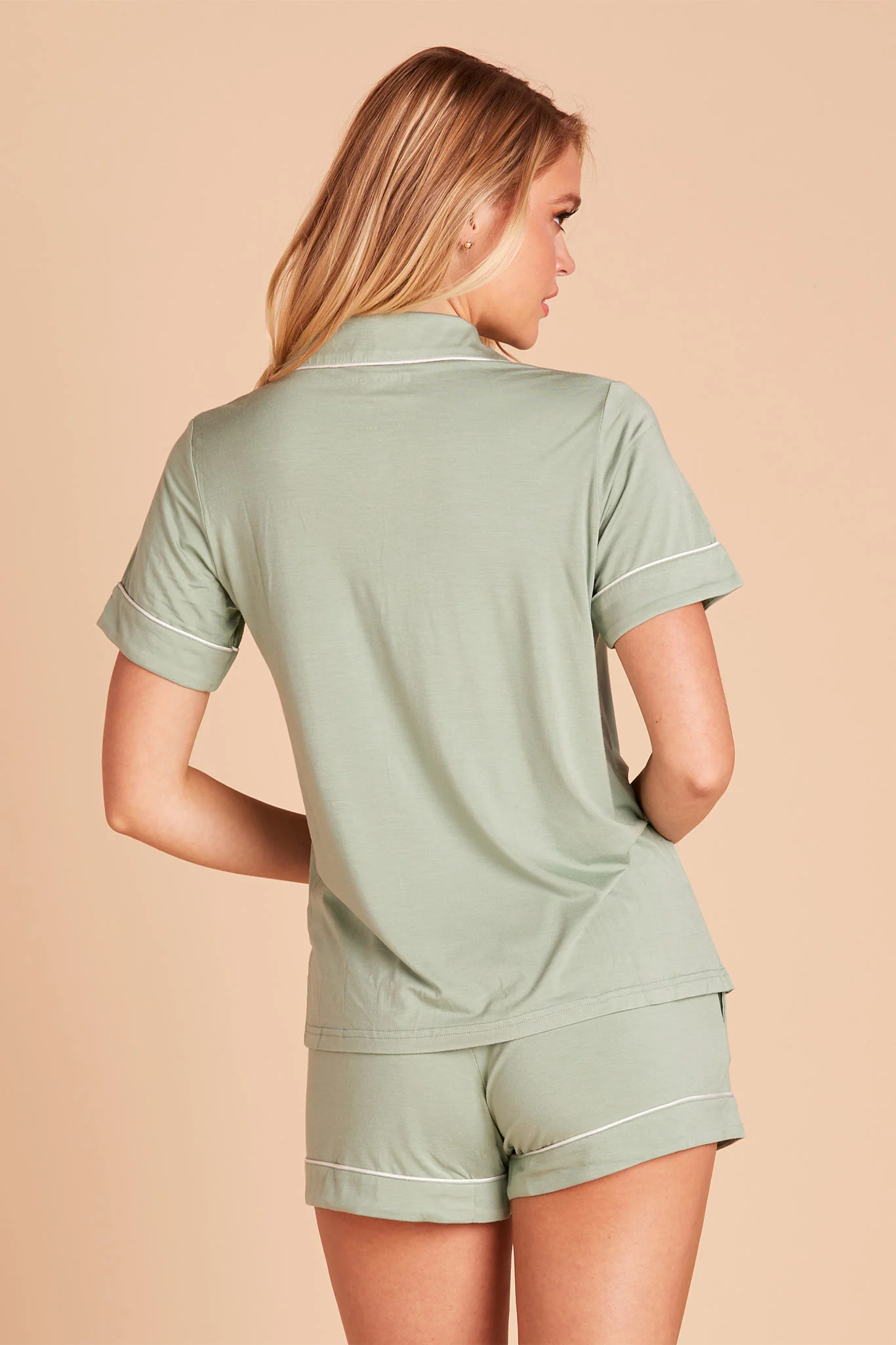 Jonny Bamboo Pajama Set - Sage - Image 9