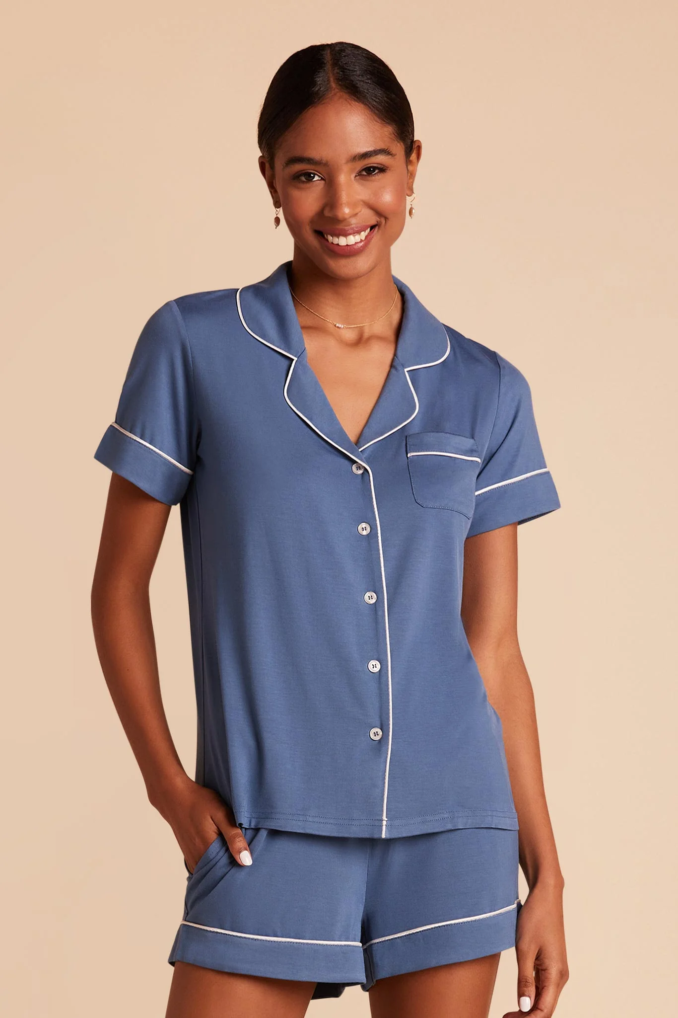 Jonny Bamboo Pajama Set - Twilight - Image 3