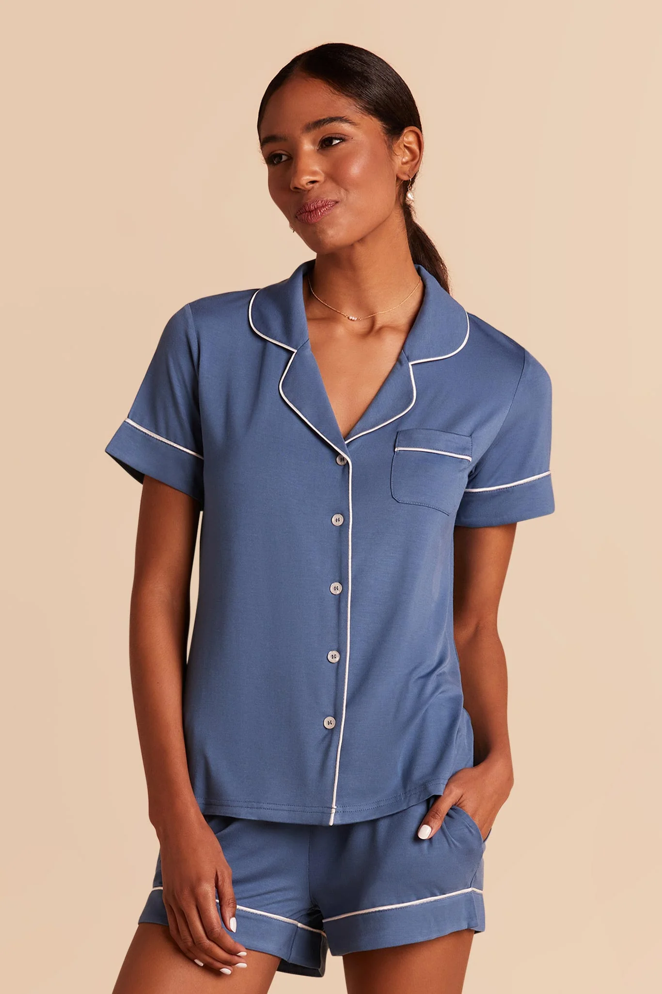 Jonny Bamboo Pajama Set - Twilight - Image 4