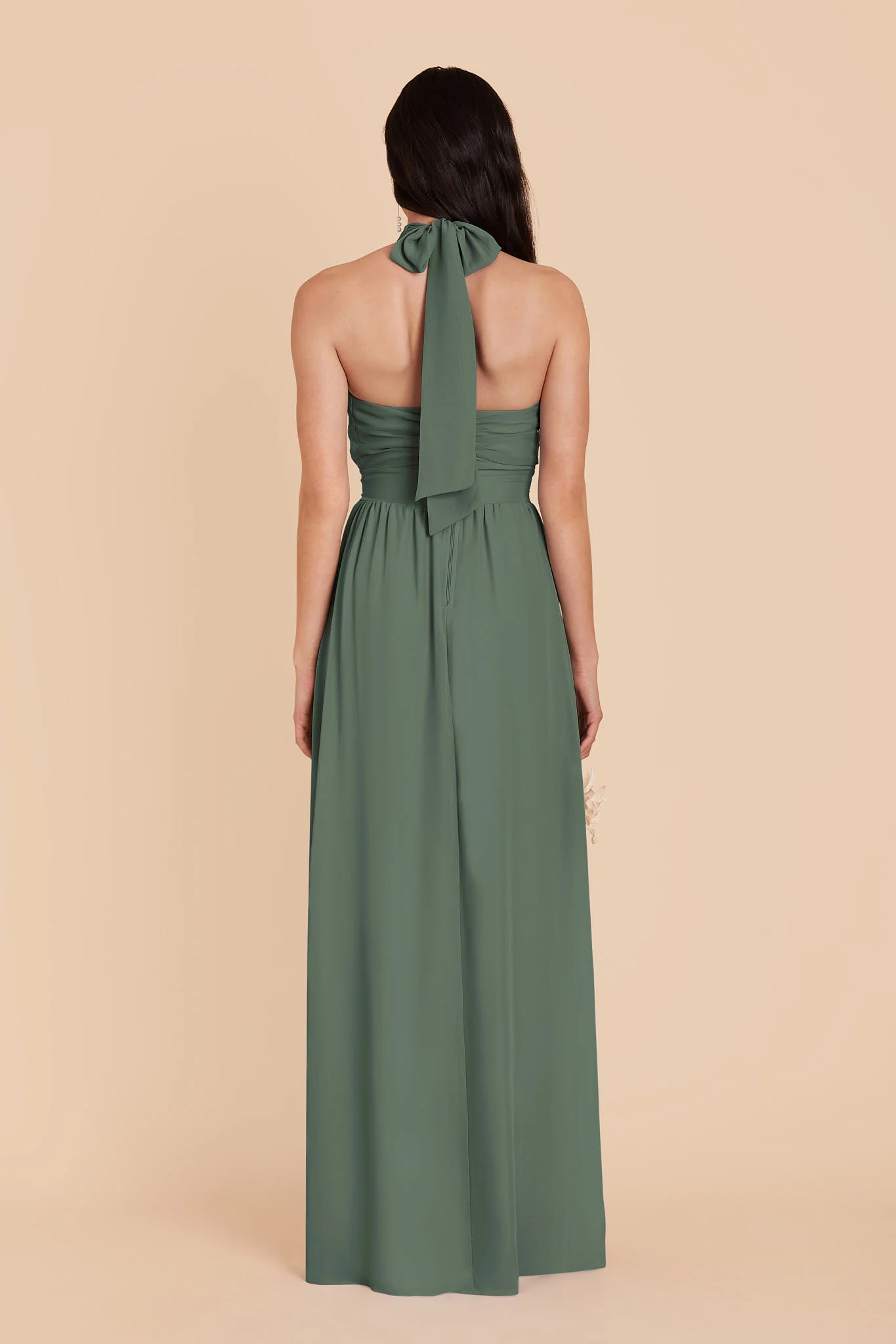 Joyce Chiffon Dress - Eucalyptus - Image 5