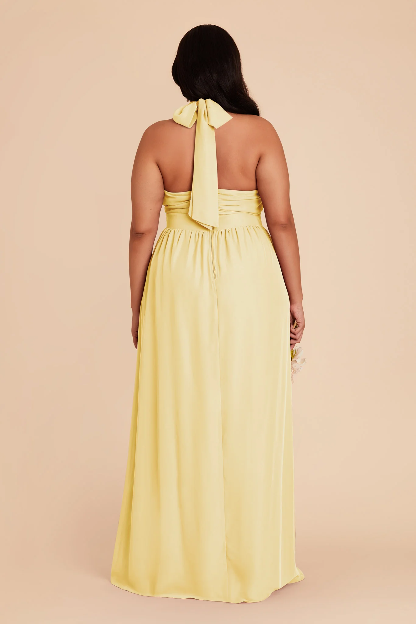 Joyce Chiffon Dress - Lemon Sorbet - Image 7
