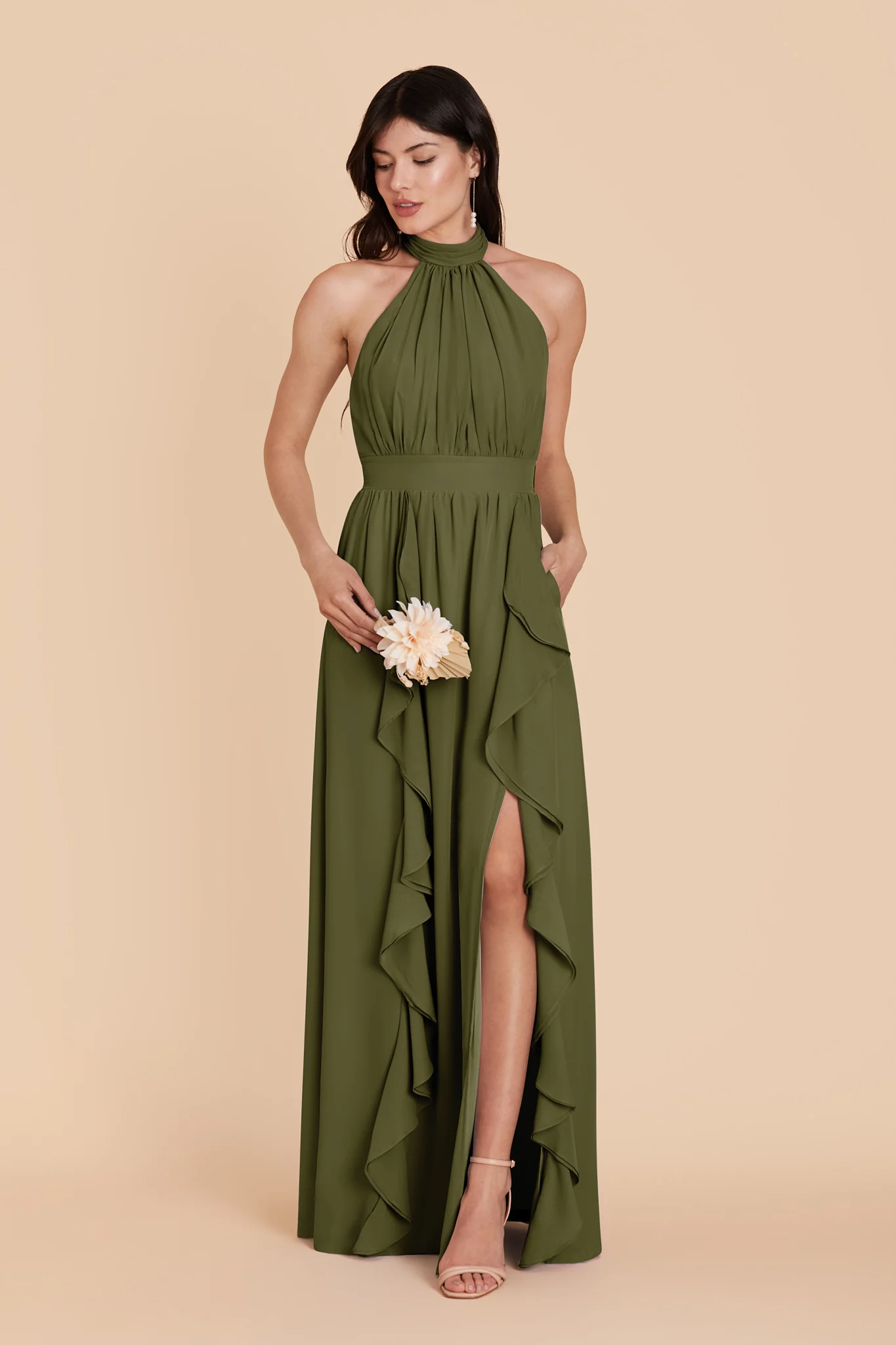 Joyce Chiffon Dress - Martini - Image 3