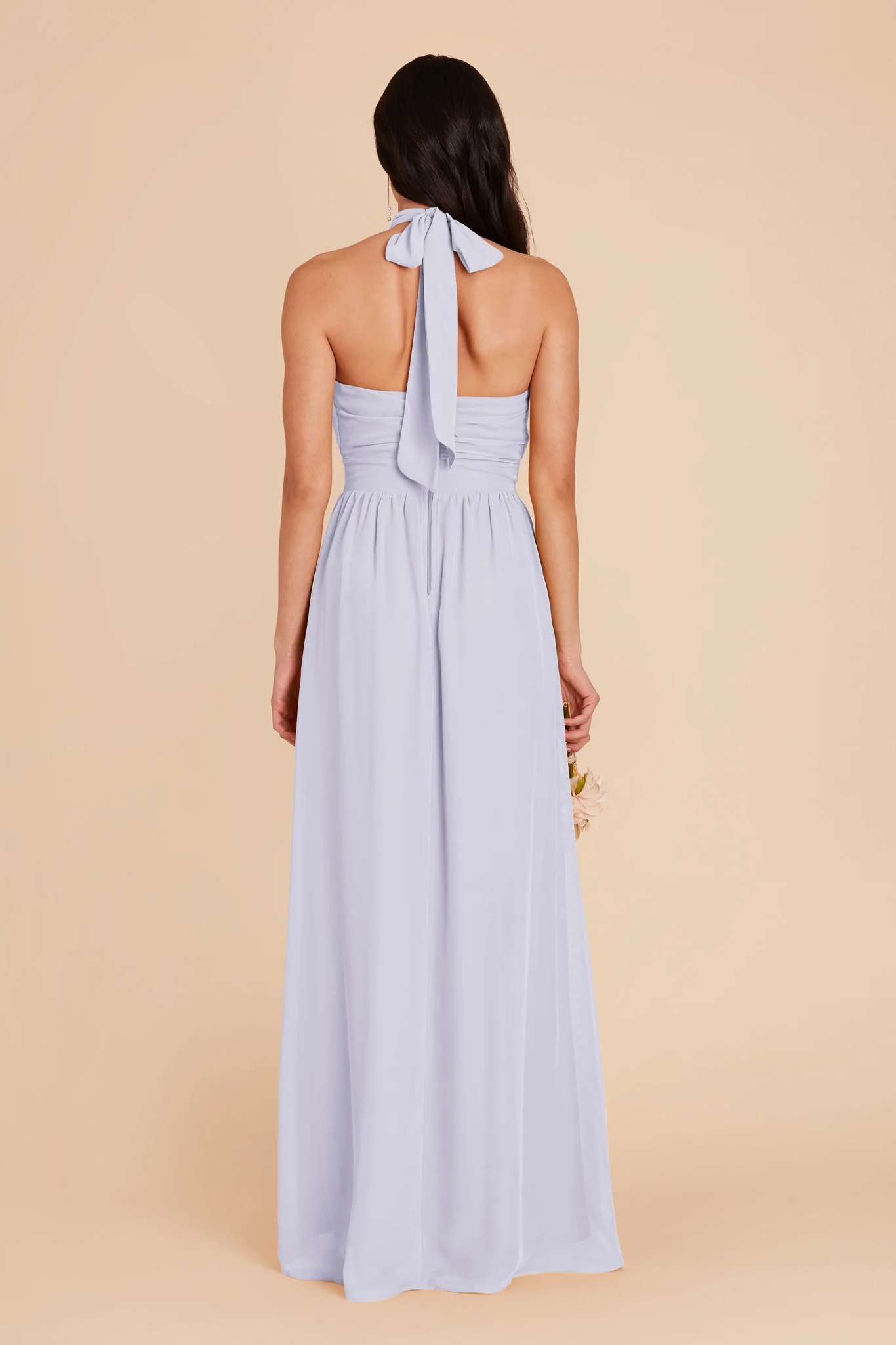 Joyce Chiffon Dress - Periwinkle Blue - Image 6