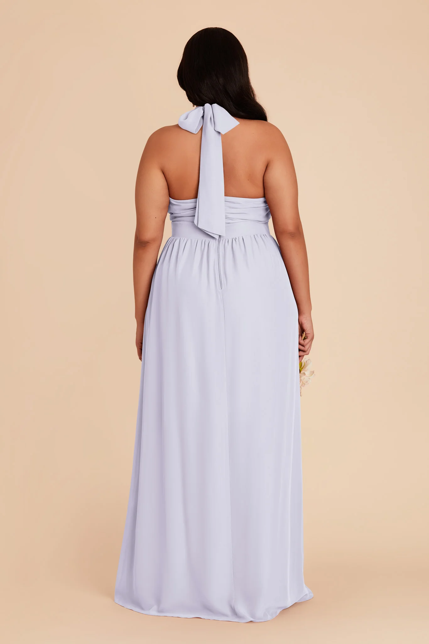 Joyce Chiffon Dress - Periwinkle Blue - Image 9