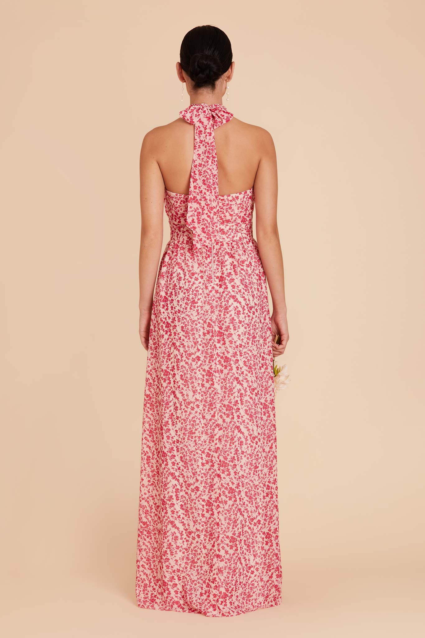Joyce Chiffon Dress - Pink Dreamy Ditsy - Image 5