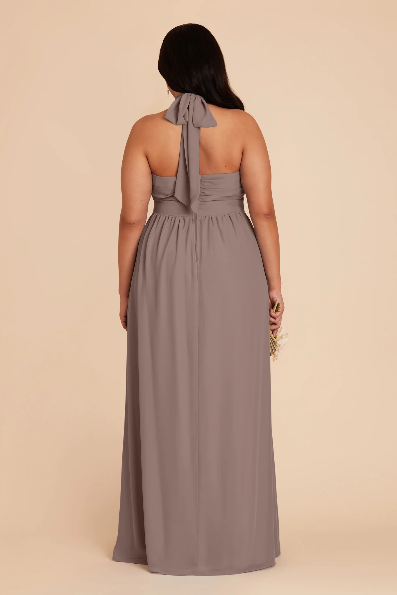 Joyce Chiffon Dress - Toffee - Image 9