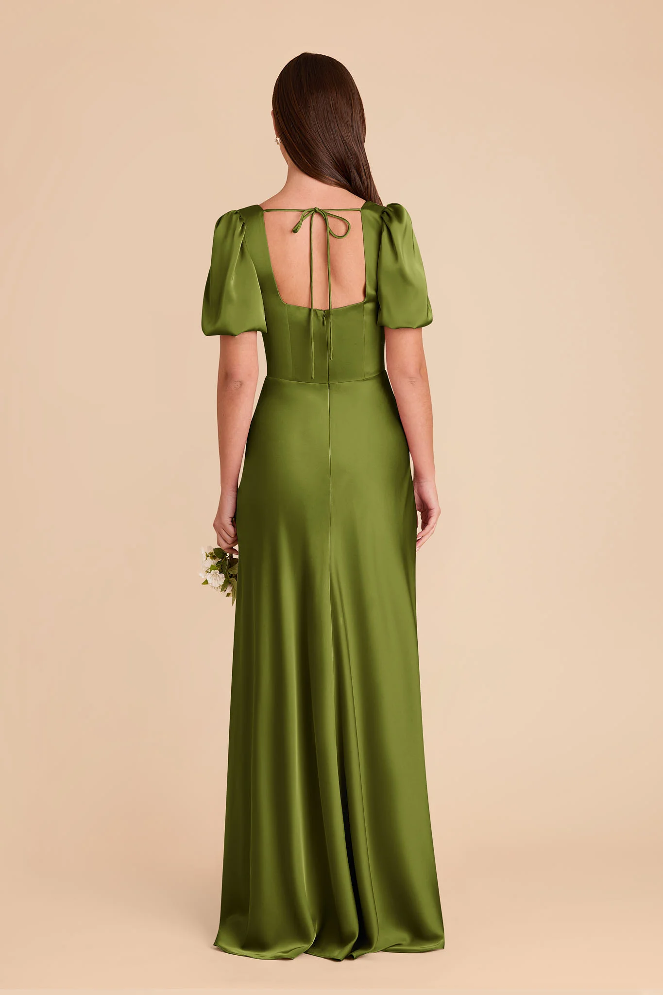 Judy Matte Satin Dress - Cactus - Image 4
