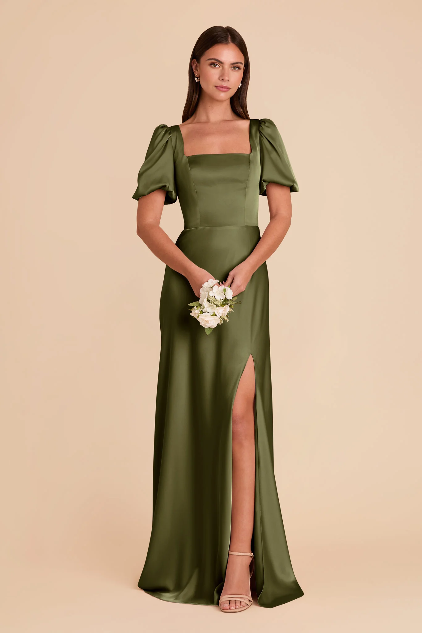 Judy Matte Satin Dress - Martini - Image 3