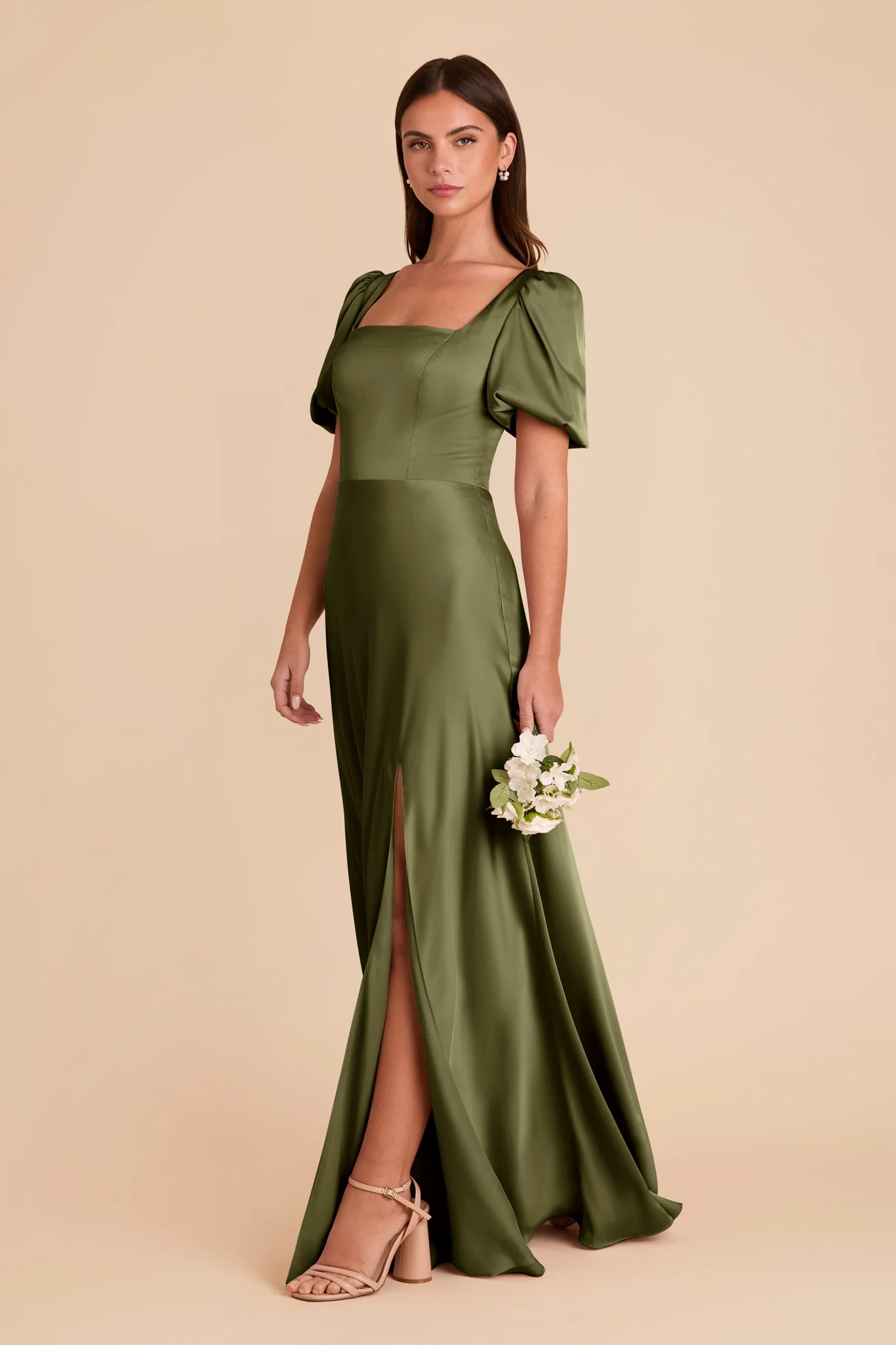 Judy Matte Satin Dress - Martini - Image 4