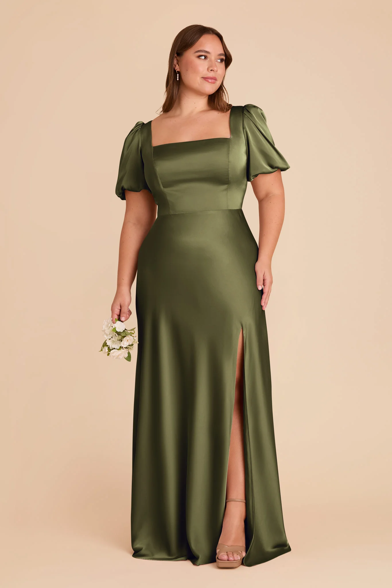 Judy Matte Satin Dress - Martini - Image 7