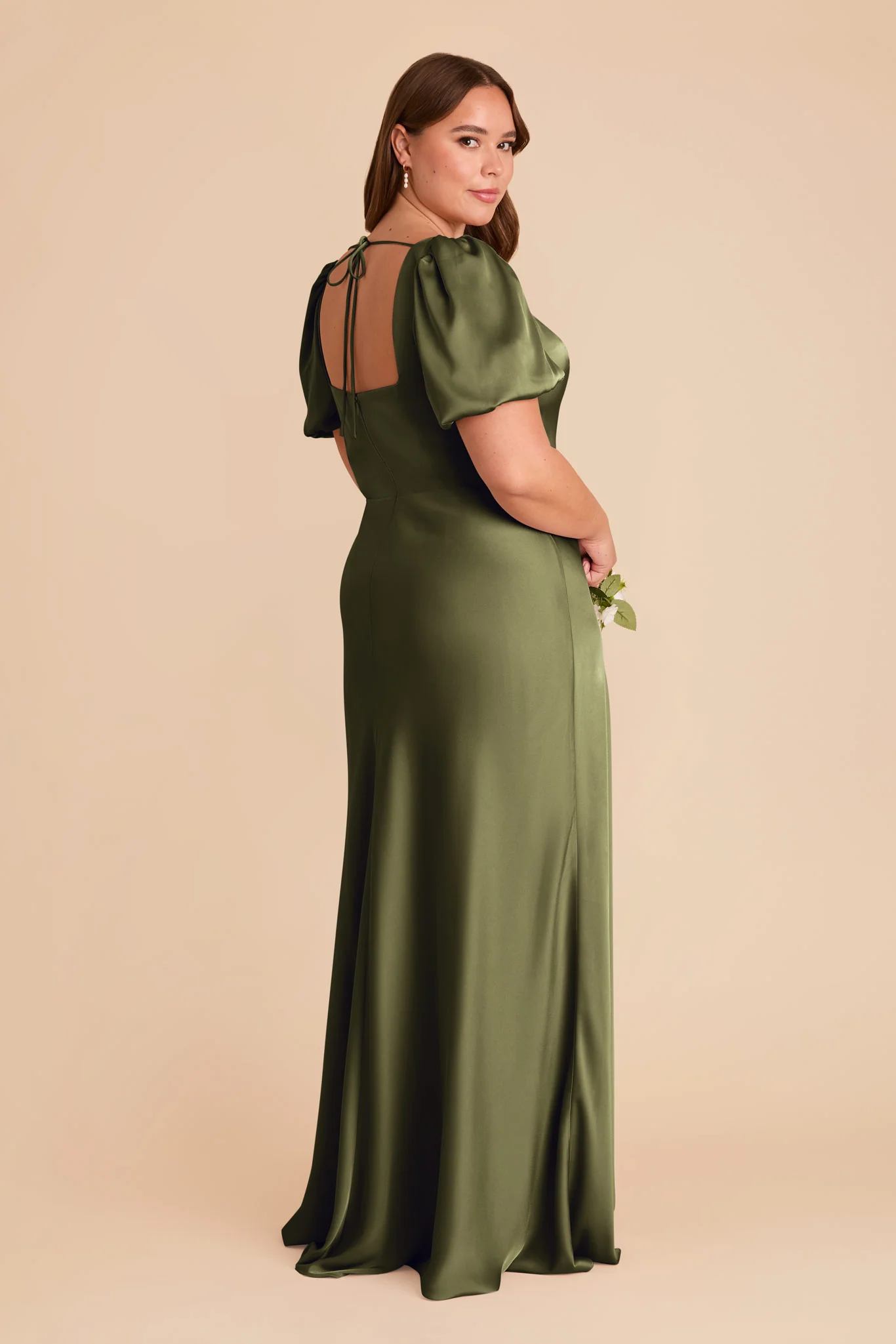 Judy Matte Satin Dress - Martini - Image 9