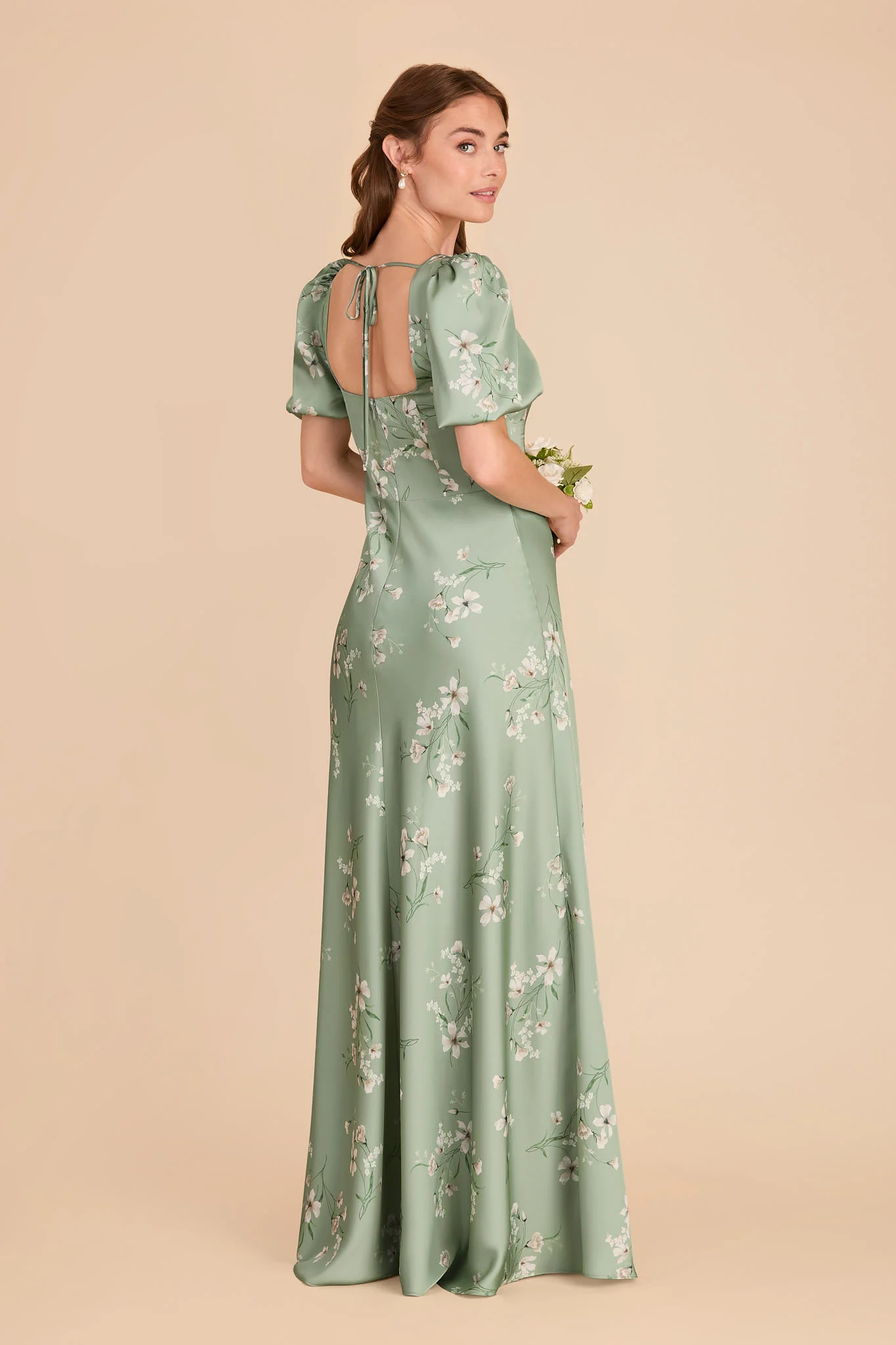 Judy Matte Satin Dress - Sage Le Fleur - Image 3