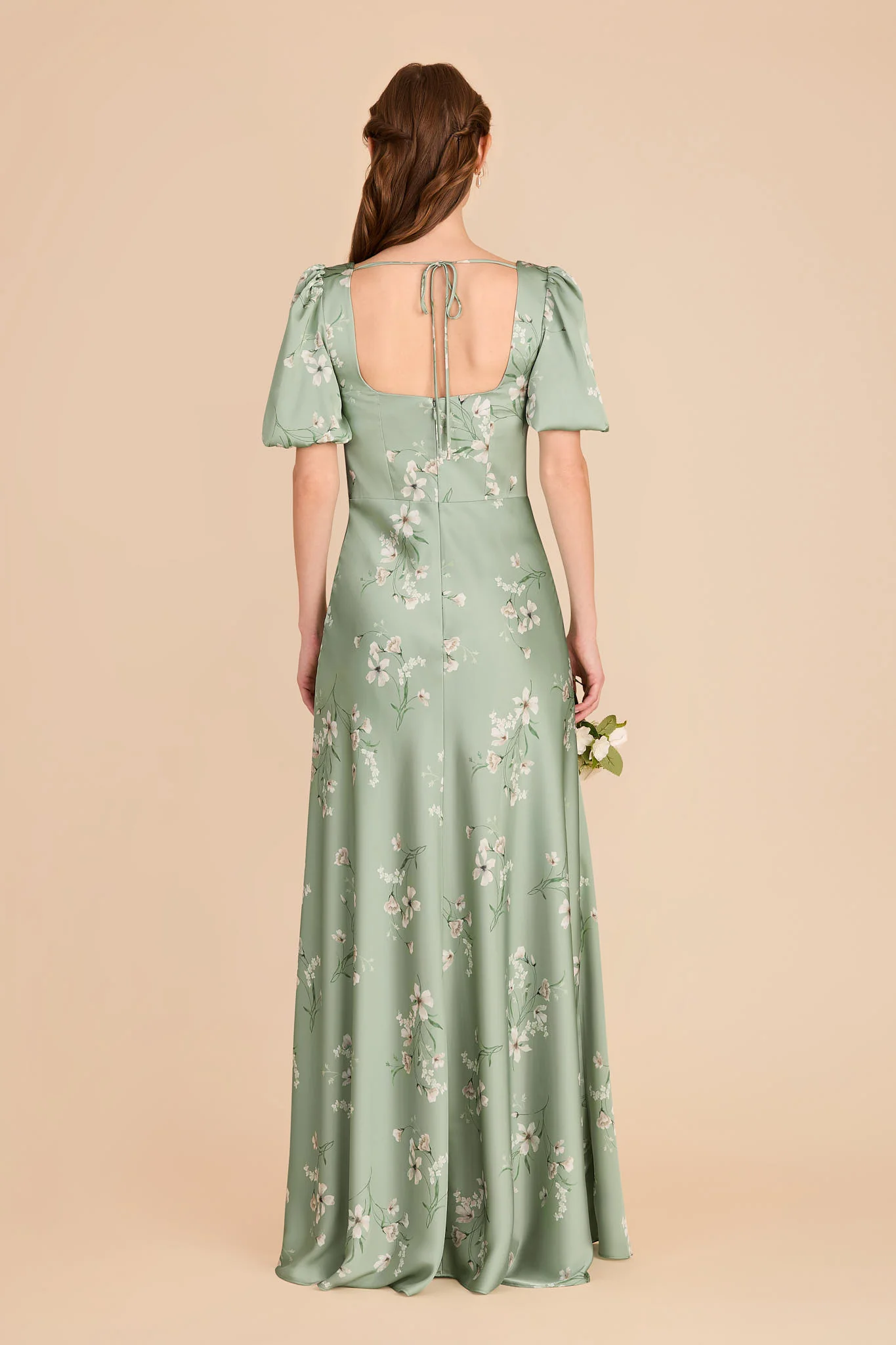 Judy Matte Satin Dress - Sage Le Fleur - Image 4
