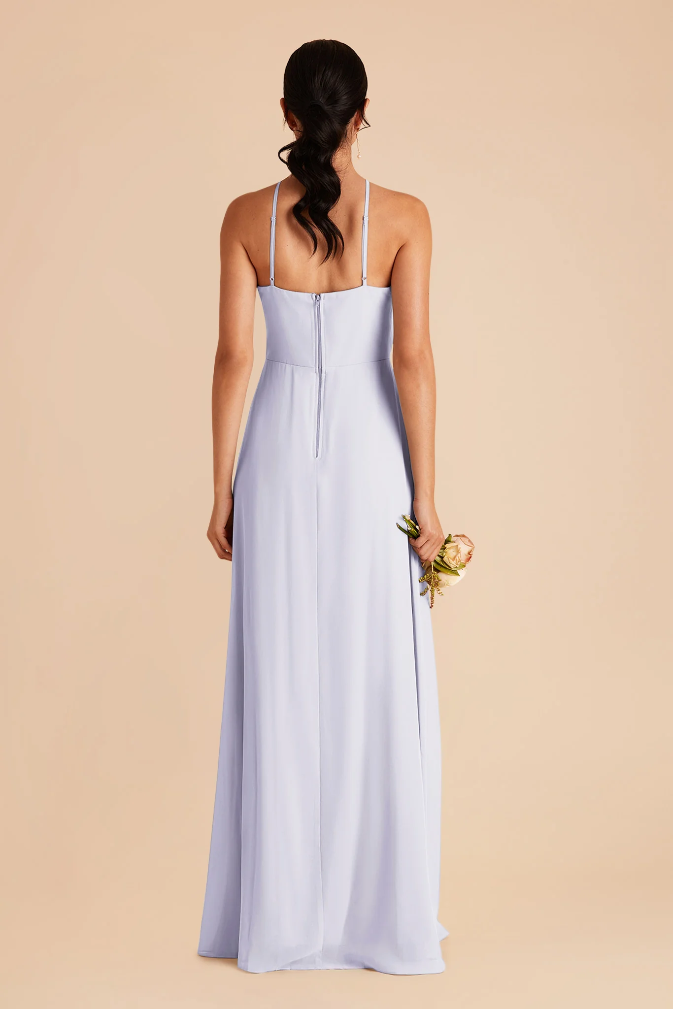 Juliet Chiffon Dress - Periwinkle Blue - Image 5