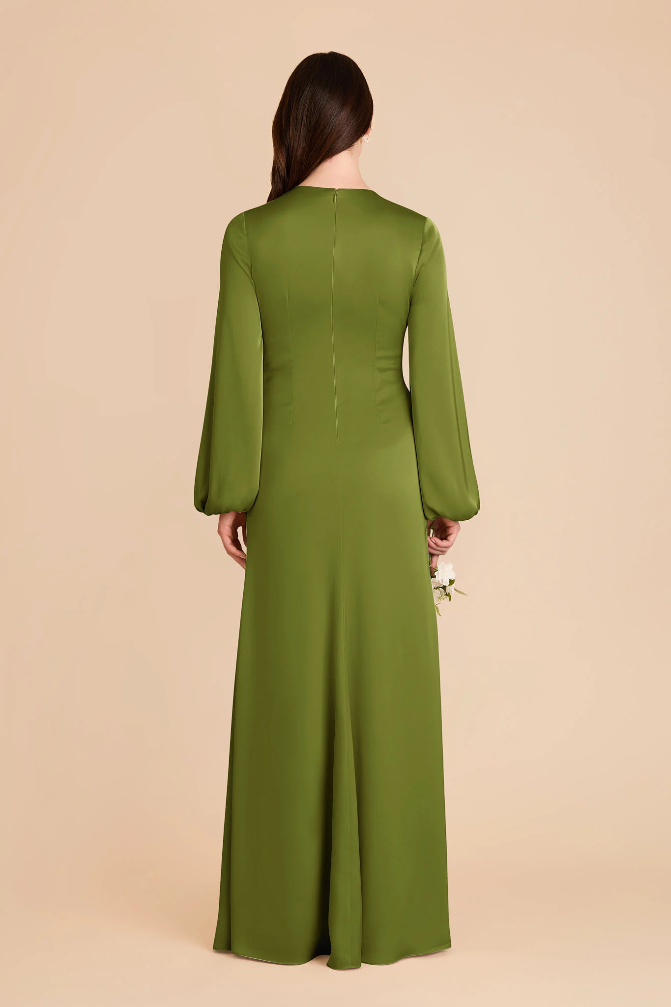 Juniper Matte Satin Dress -  Cactus - Image 5