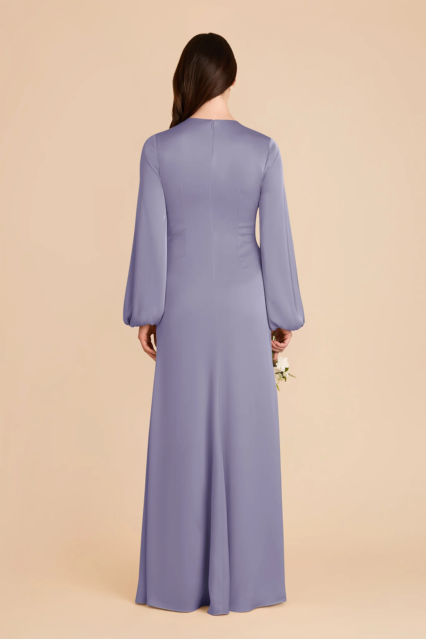 Juniper Matte Satin Dress - Wisteria - Image 5