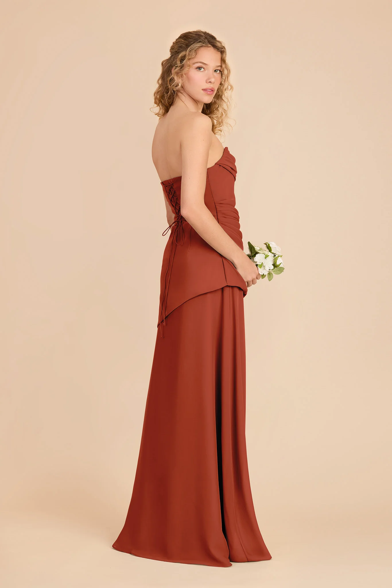 Kai Chiffon Dress - Auburn - Image 3