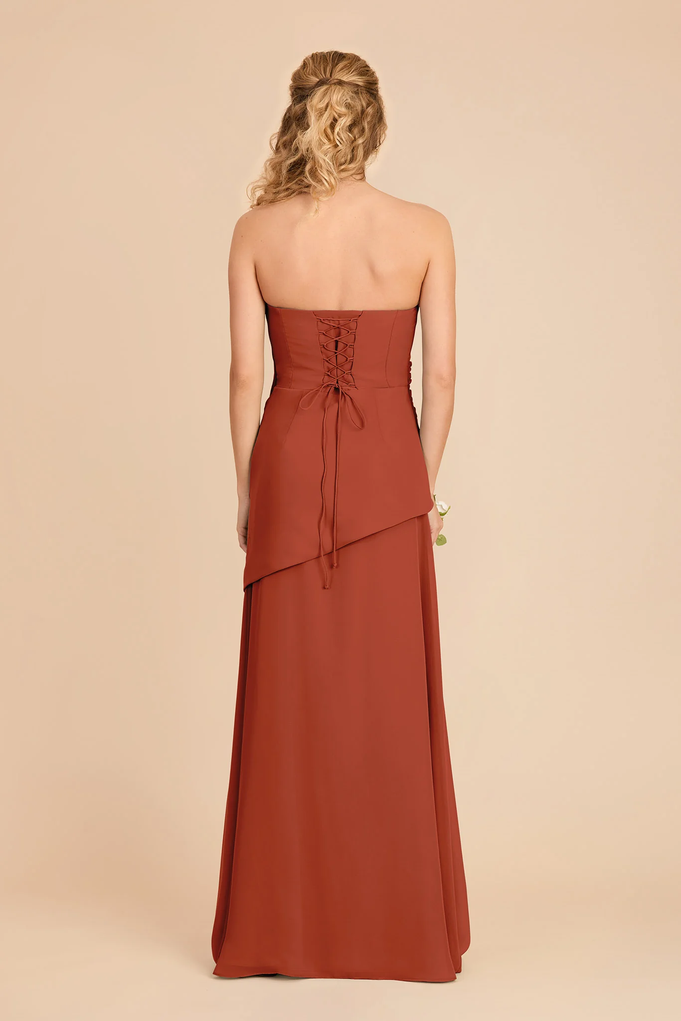 Kai Chiffon Dress - Auburn - Image 5