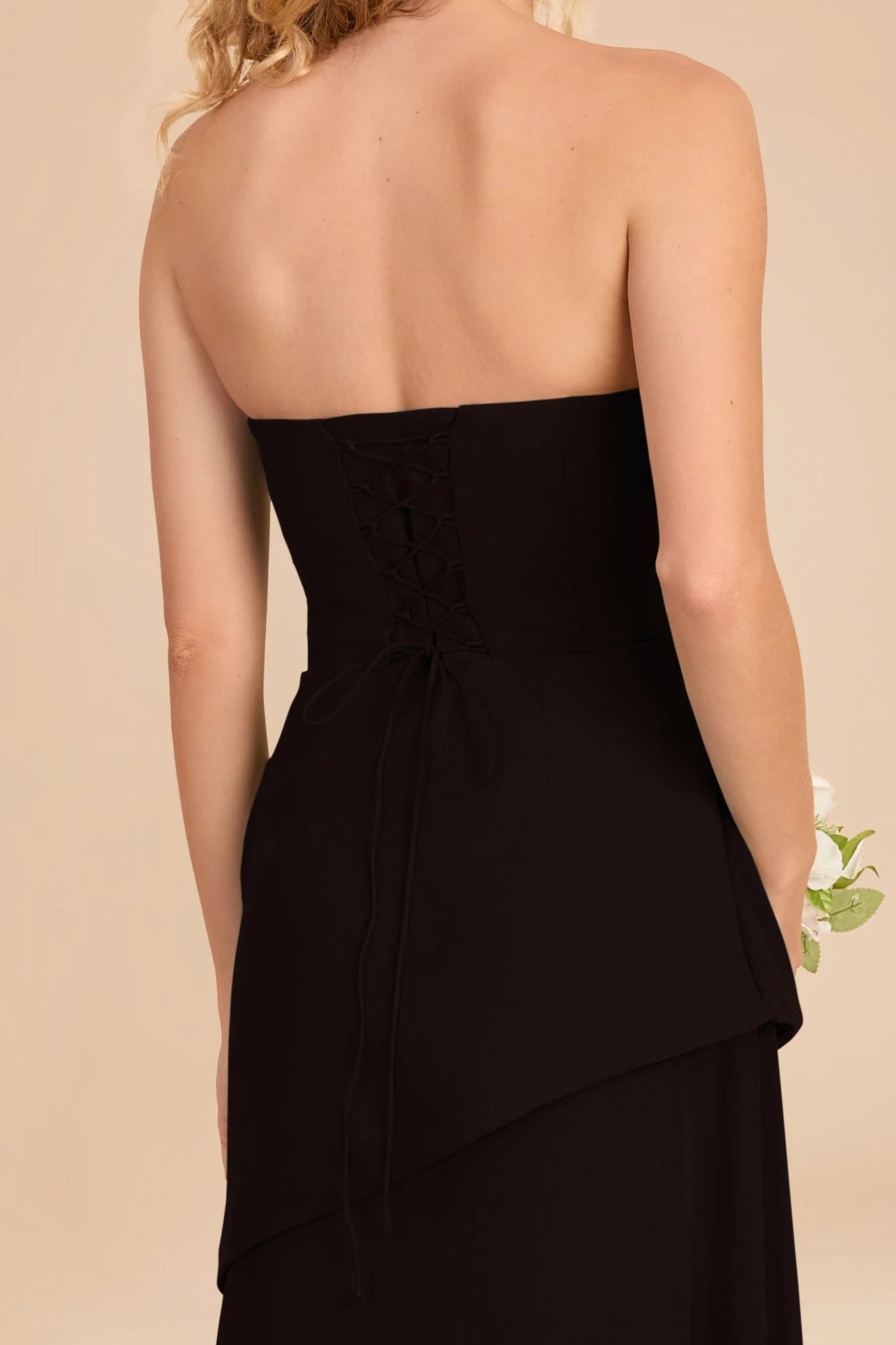 Kai Chiffon Dress - Black - Image 4