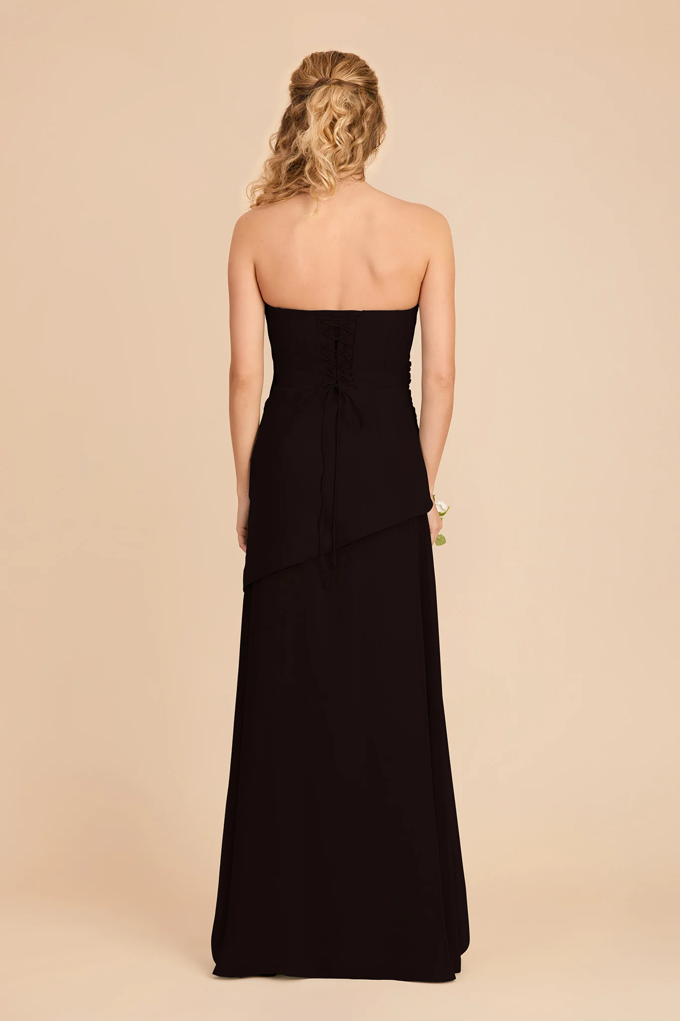 Kai Chiffon Dress - Black - Image 5