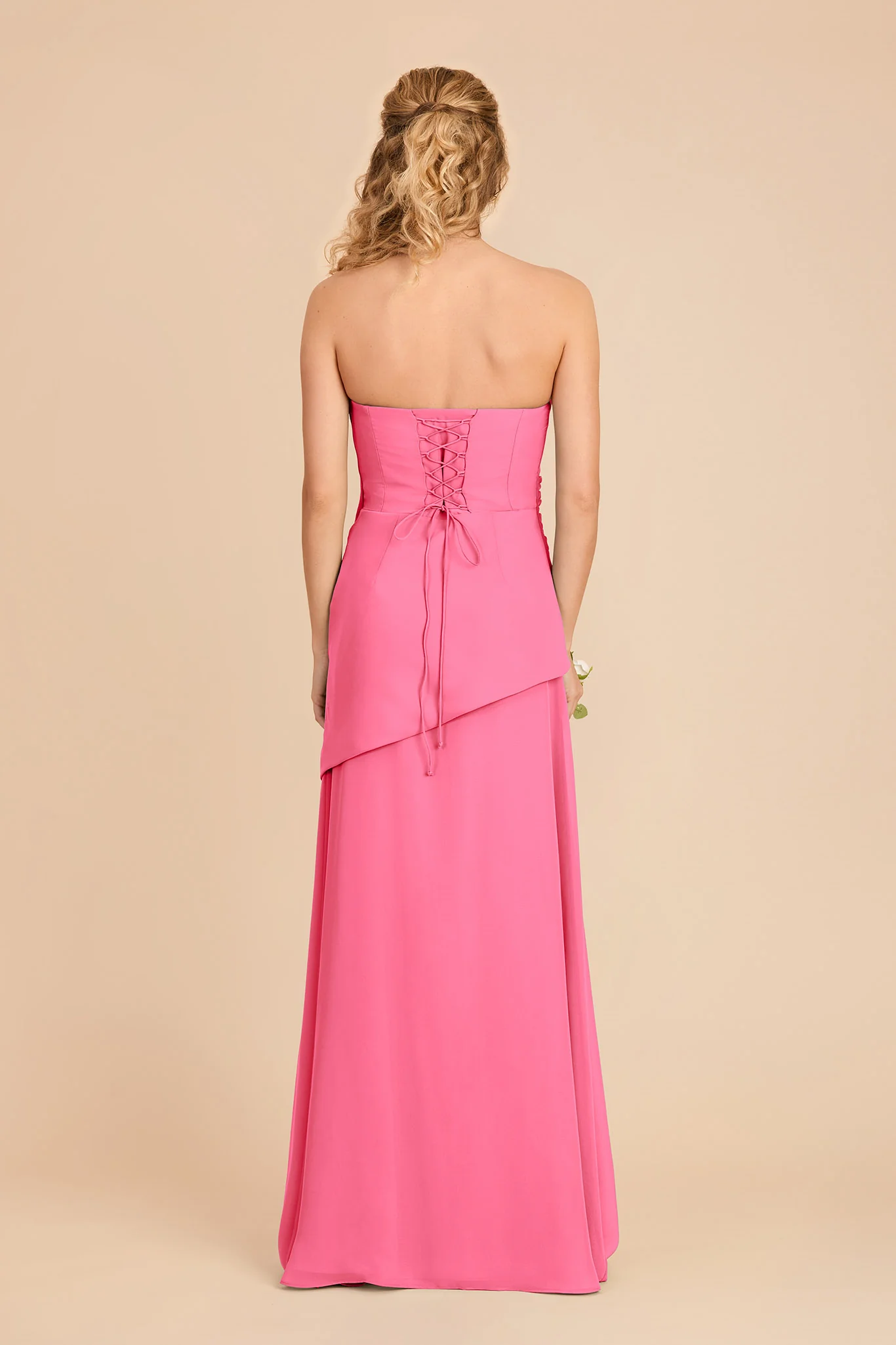 Kai Chiffon Dress - Bon Bon Pink - Image 5