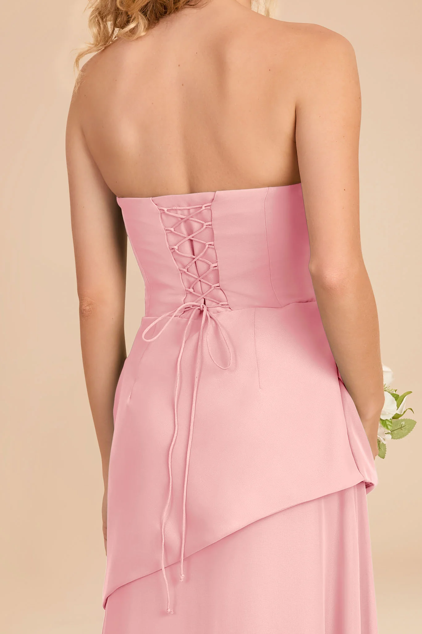 Kai Chiffon Dress - Bubblegum Pink - Image 4