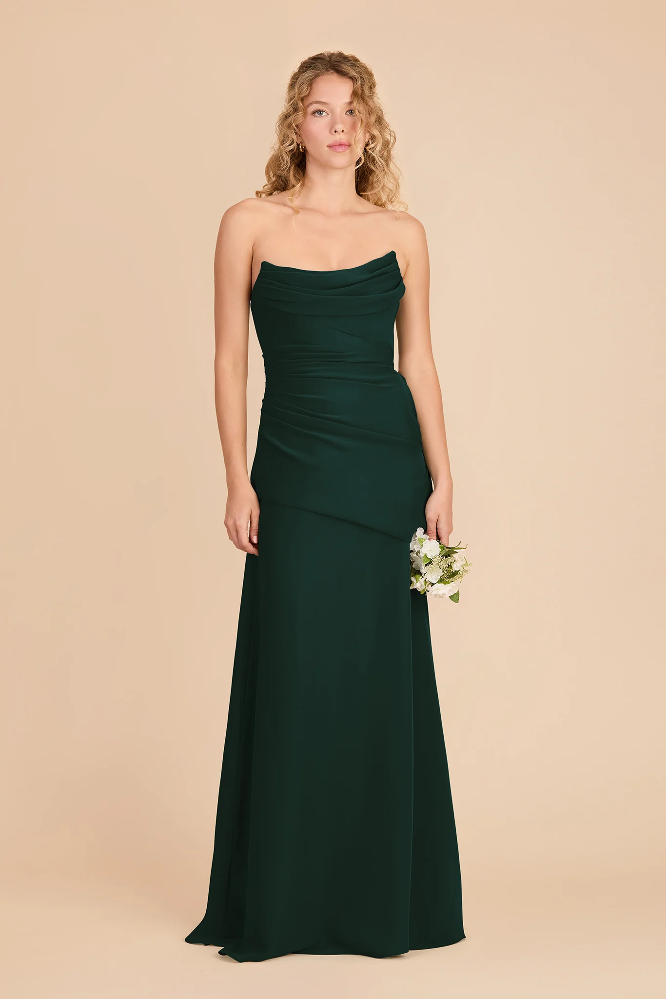 Kai Chiffon Dress - Emerald