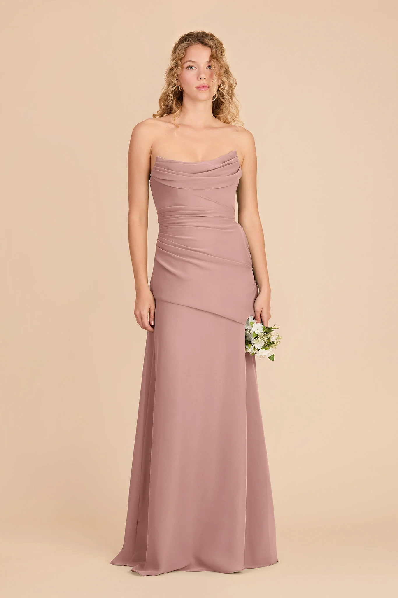 Kai Chiffon Dress - English Rose