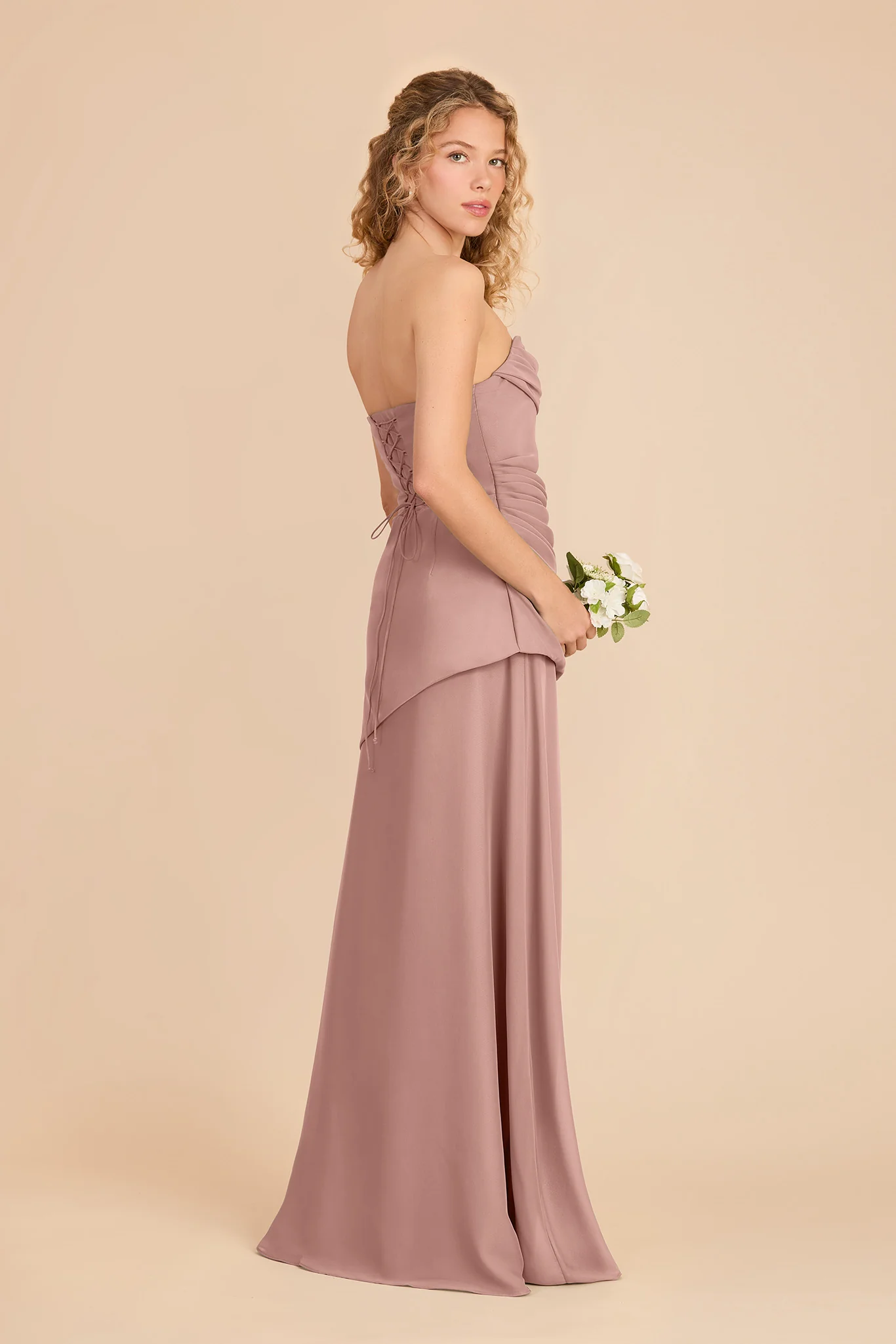 Kai Chiffon Dress - English Rose - Image 3