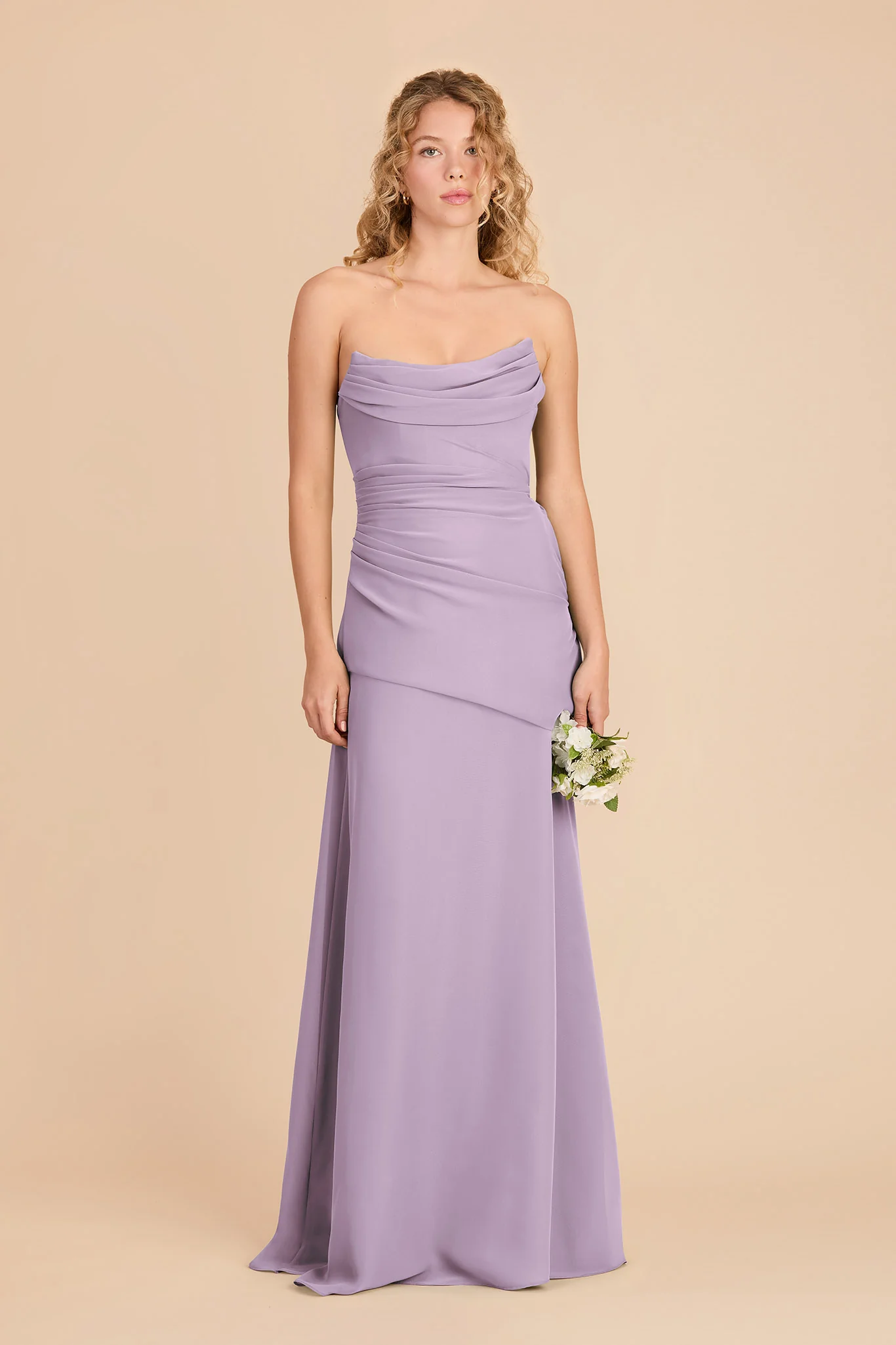 Kai Chiffon Dress - Lavender
