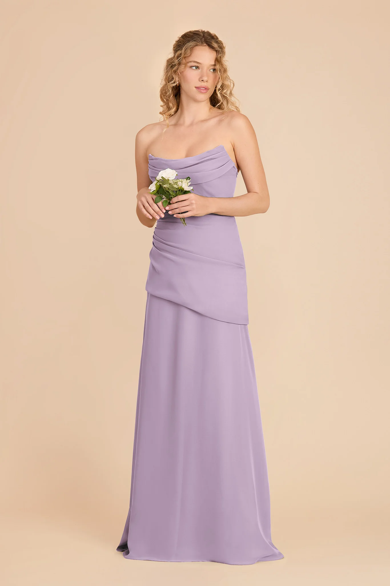 Kai Chiffon Dress - Lavender - Image 2