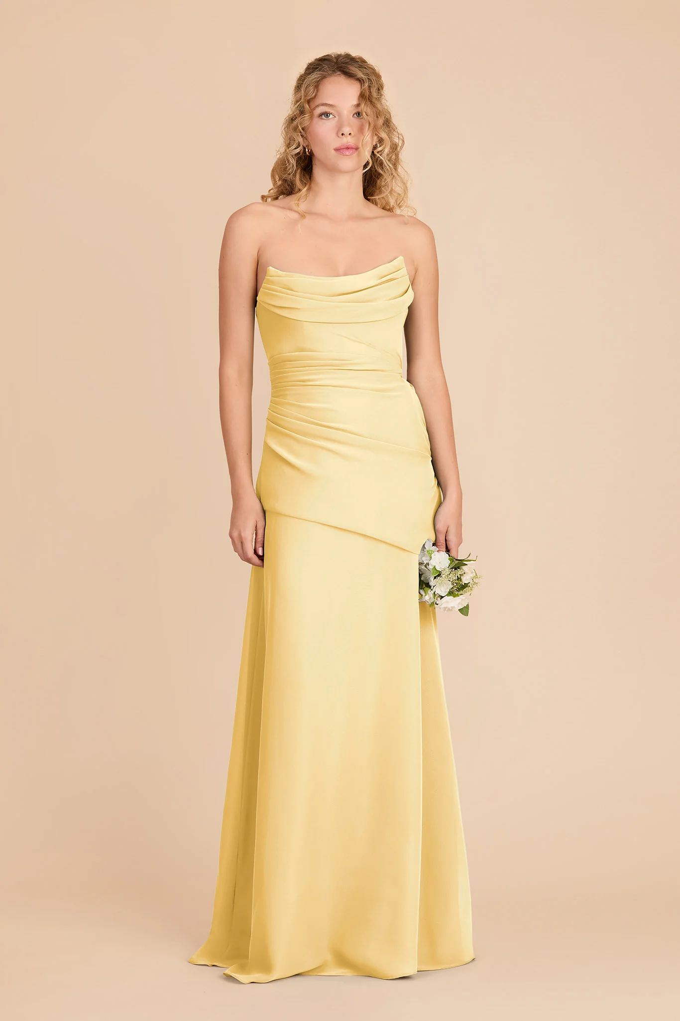 Kai Chiffon Dress - Lemon Sorbet