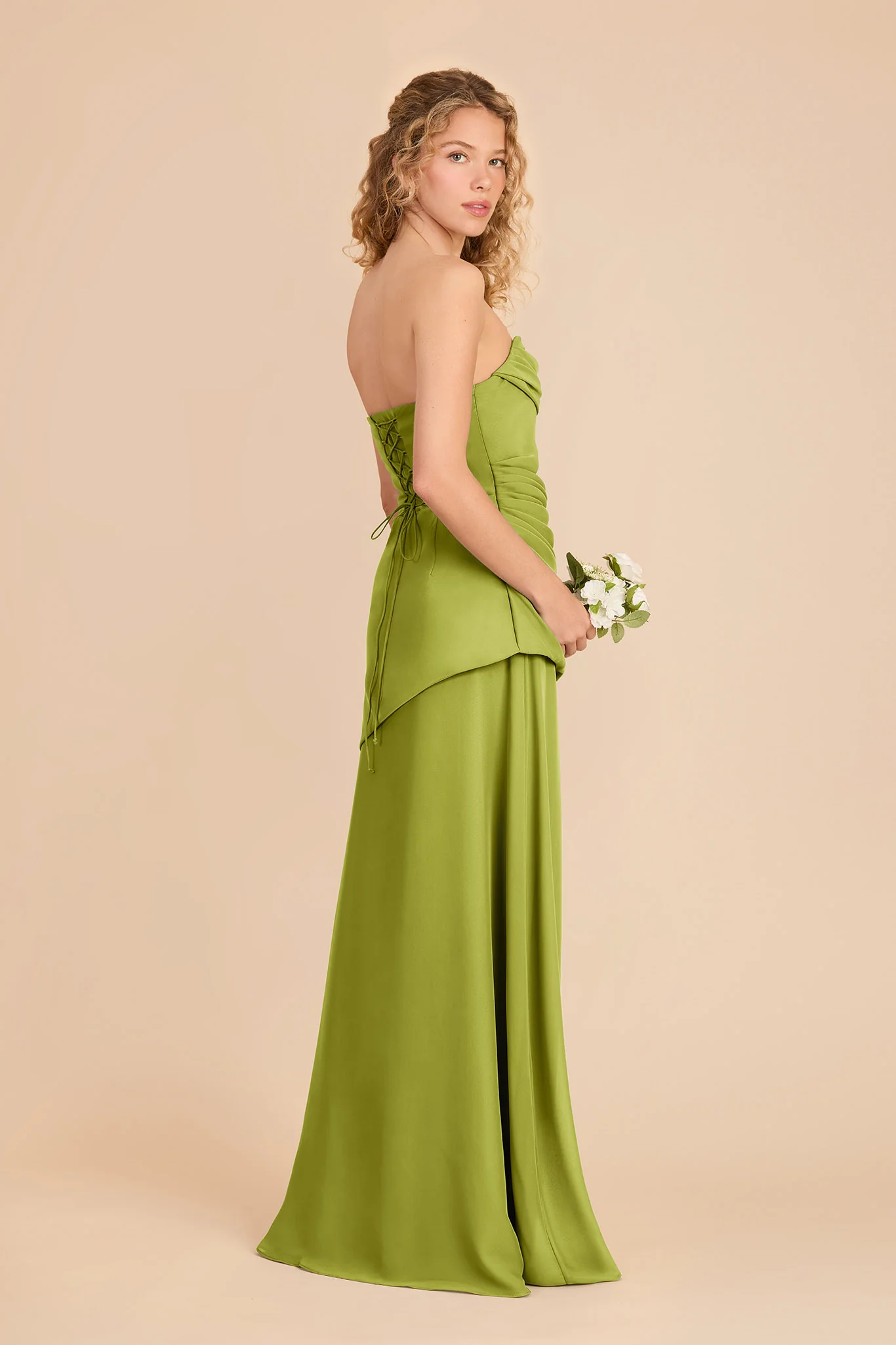 Kai Chiffon Dress - Matcha - Image 3