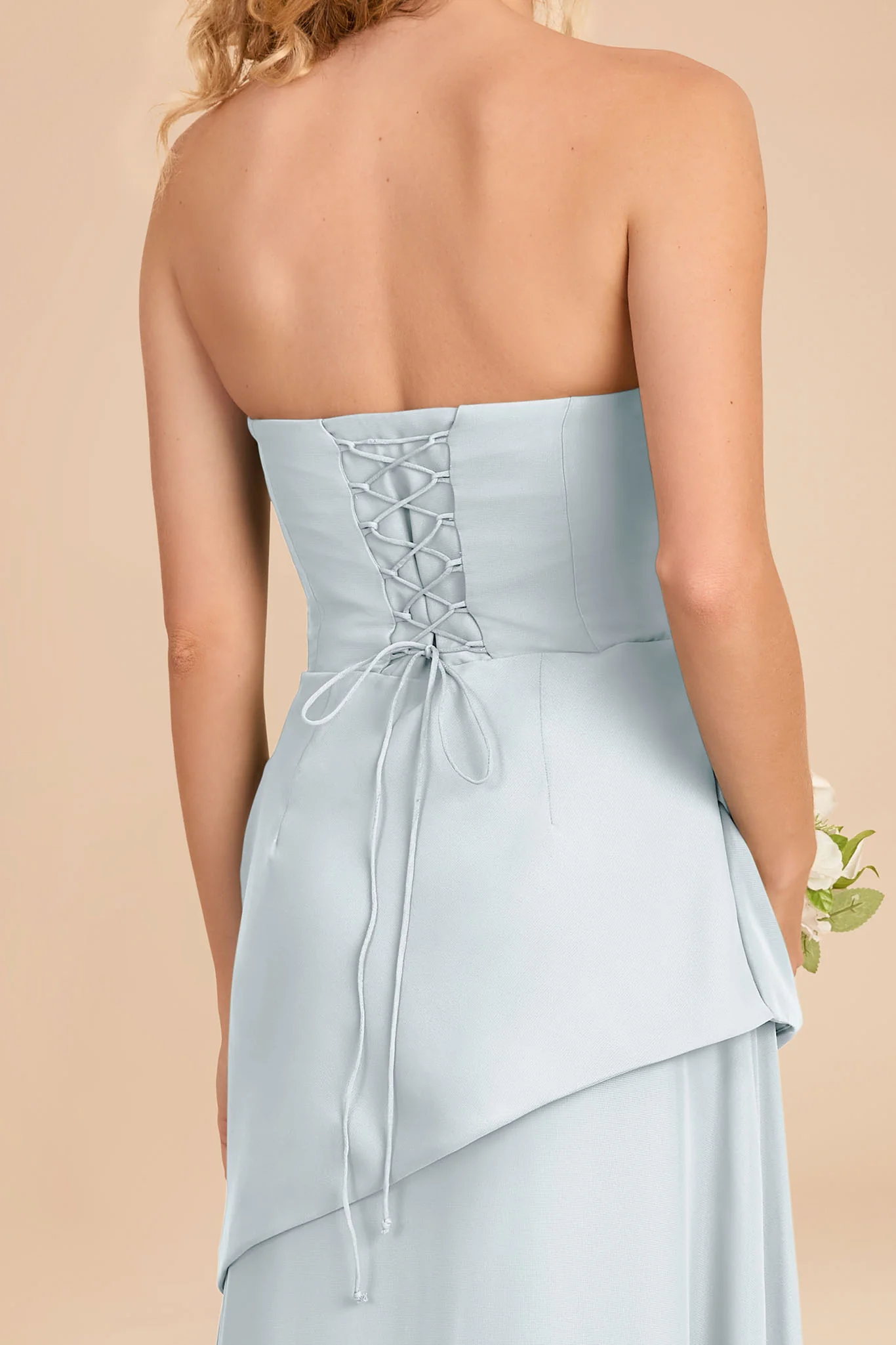 Kai Chiffon Dress - Mist Blue - Image 4