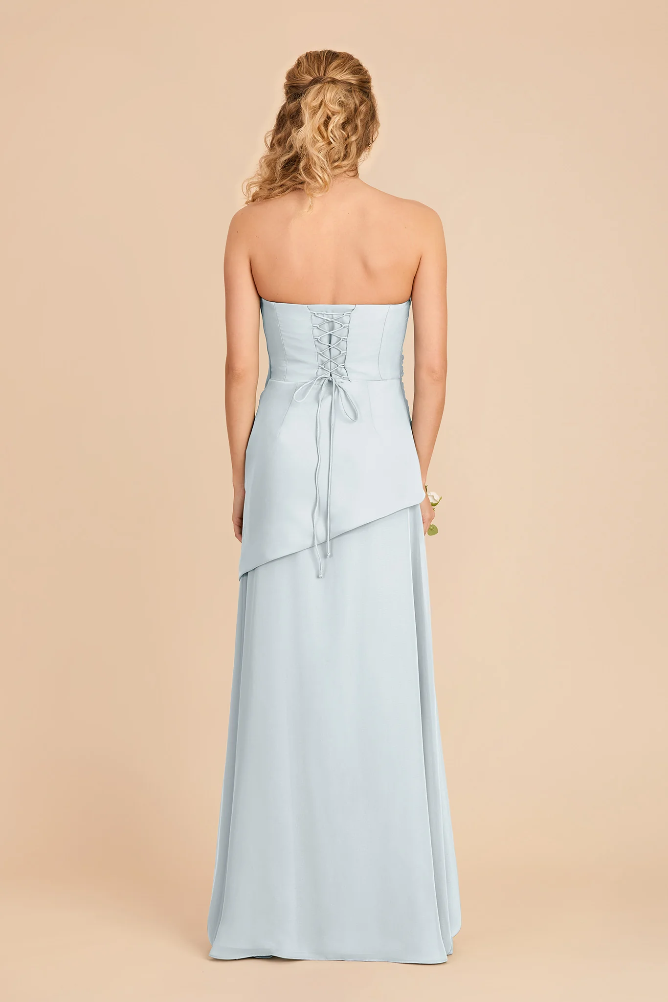 Kai Chiffon Dress - Mist Blue - Image 5