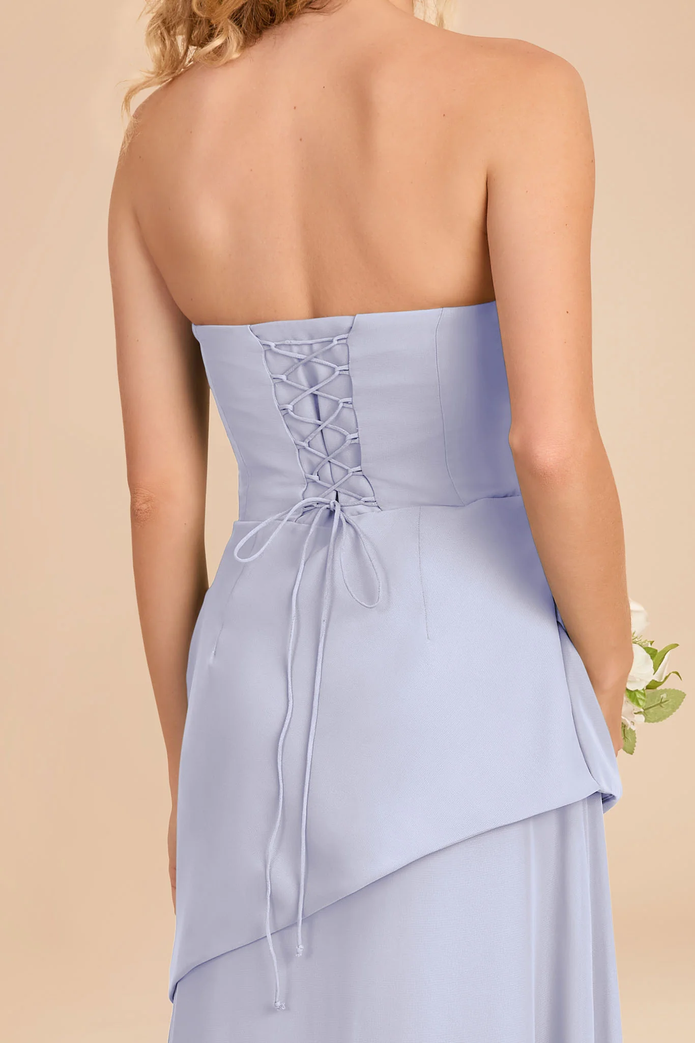 Kai Chiffon Dress - Periwinkle Blue - Image 4