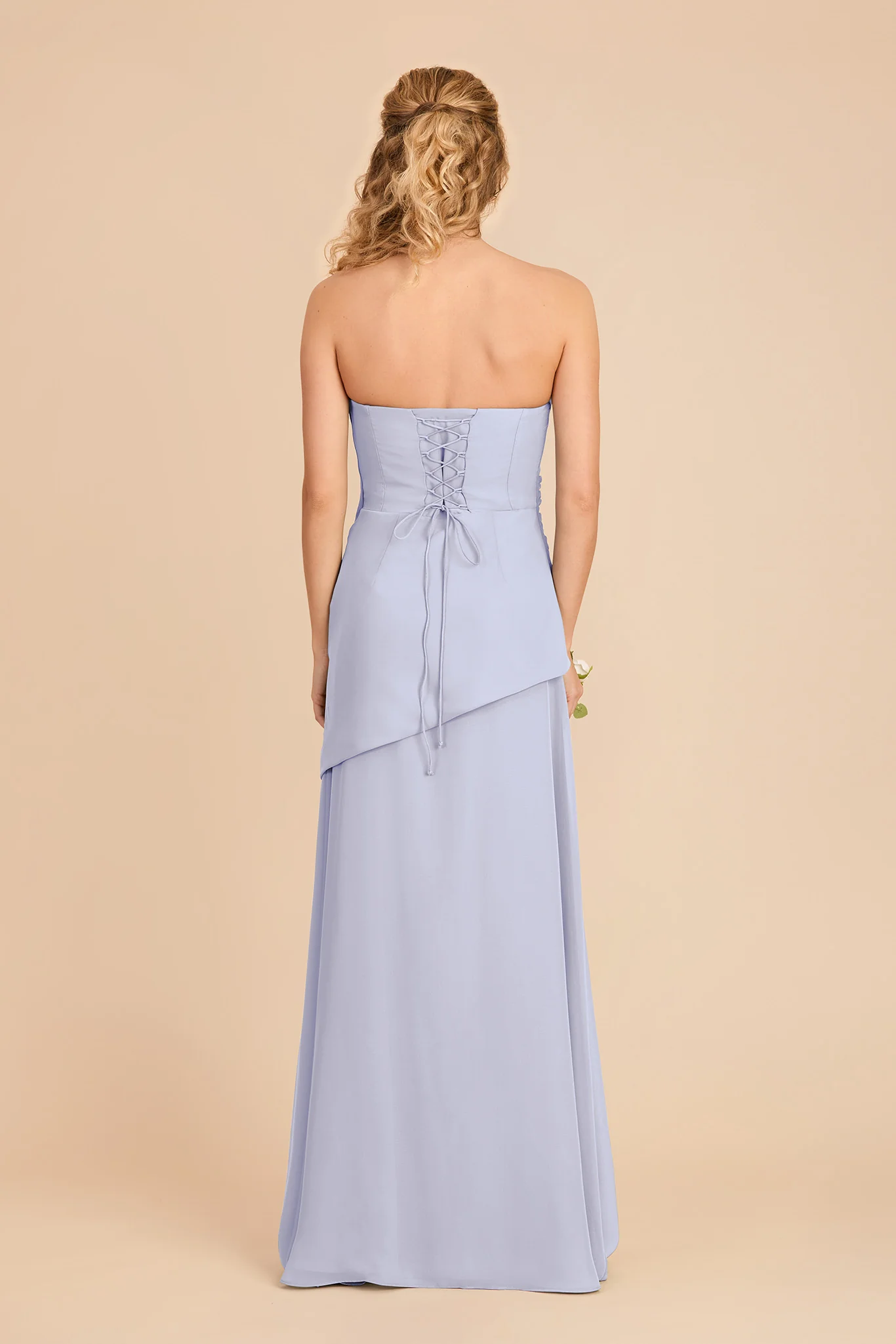 Kai Chiffon Dress - Periwinkle Blue - Image 5