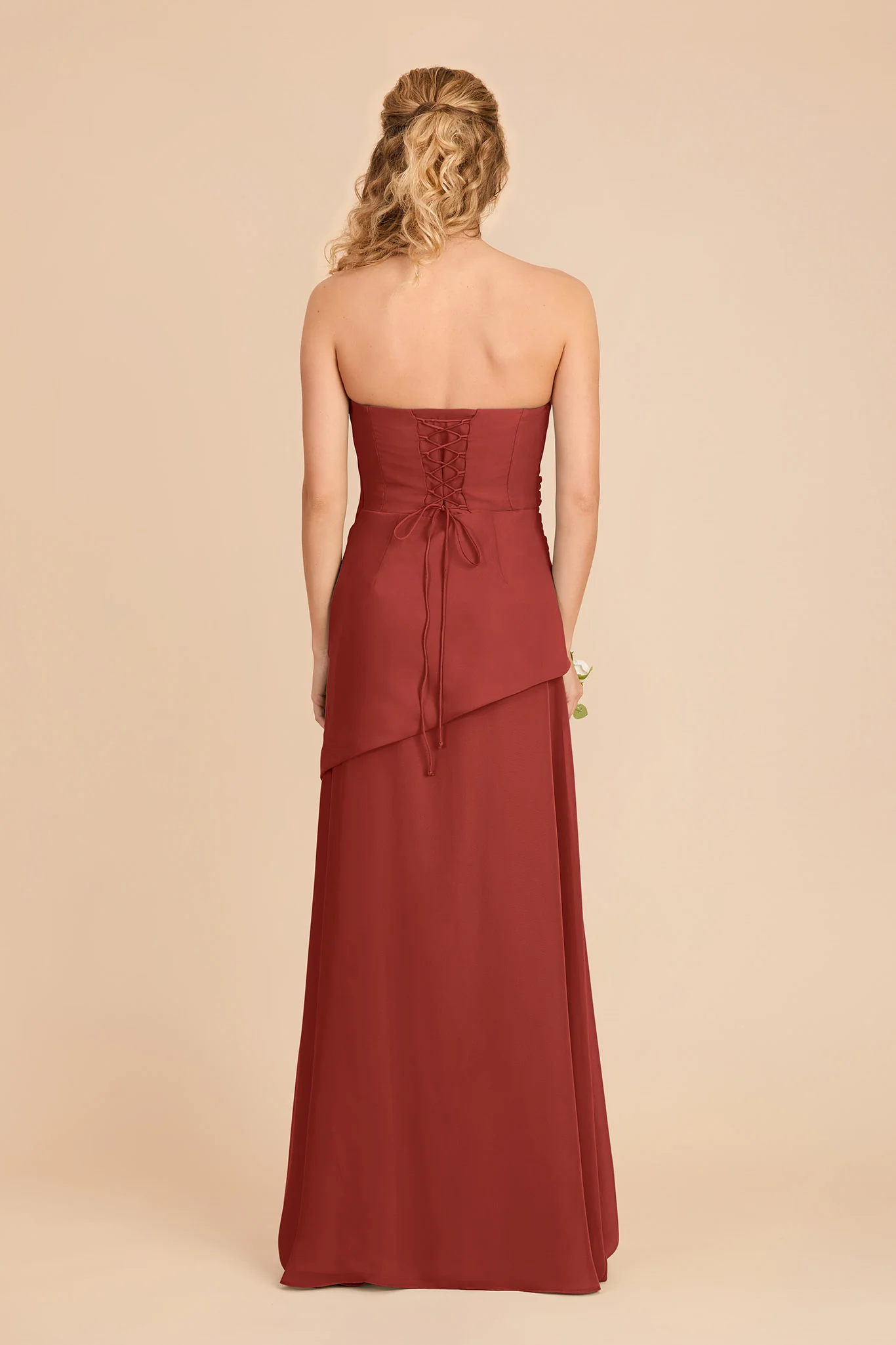 Kai Chiffon Dress - Spice - Image 5