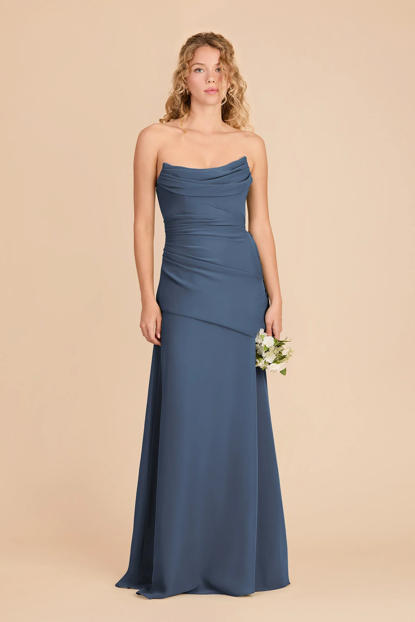 Kai Chiffon Dress - Twilight