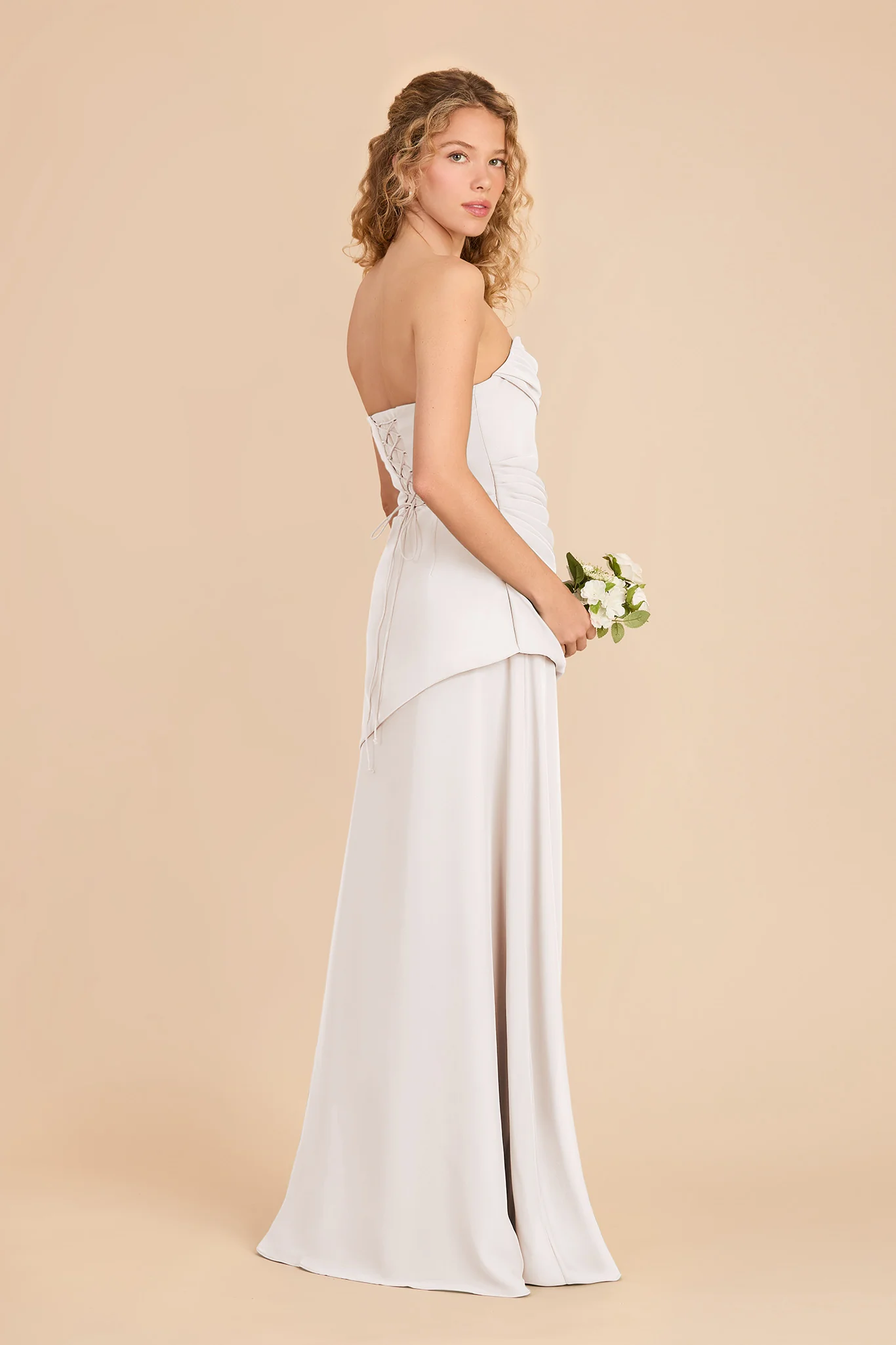 Kai Chiffon Dress - White - Image 3