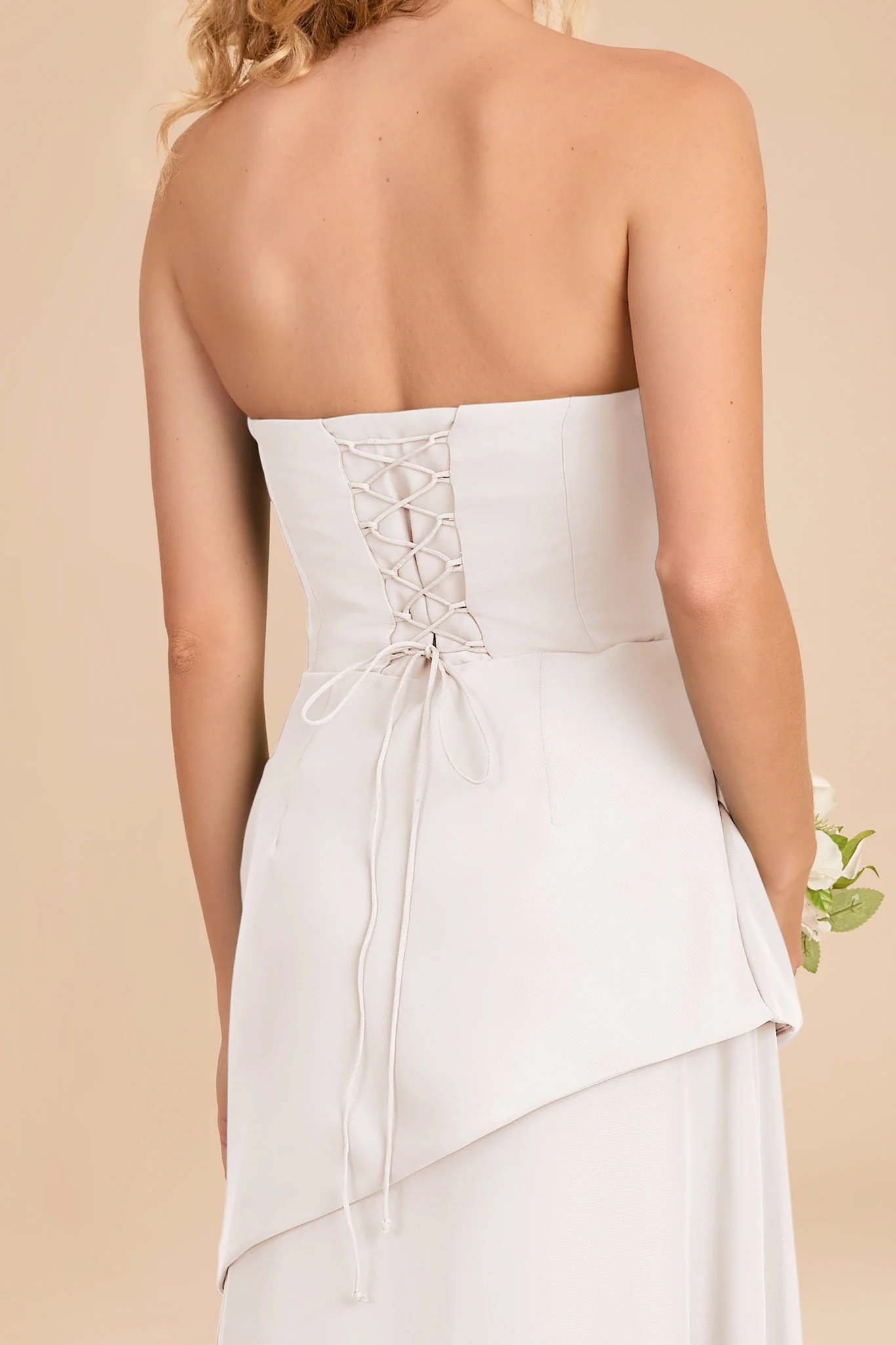Kai Chiffon Dress - White - Image 4